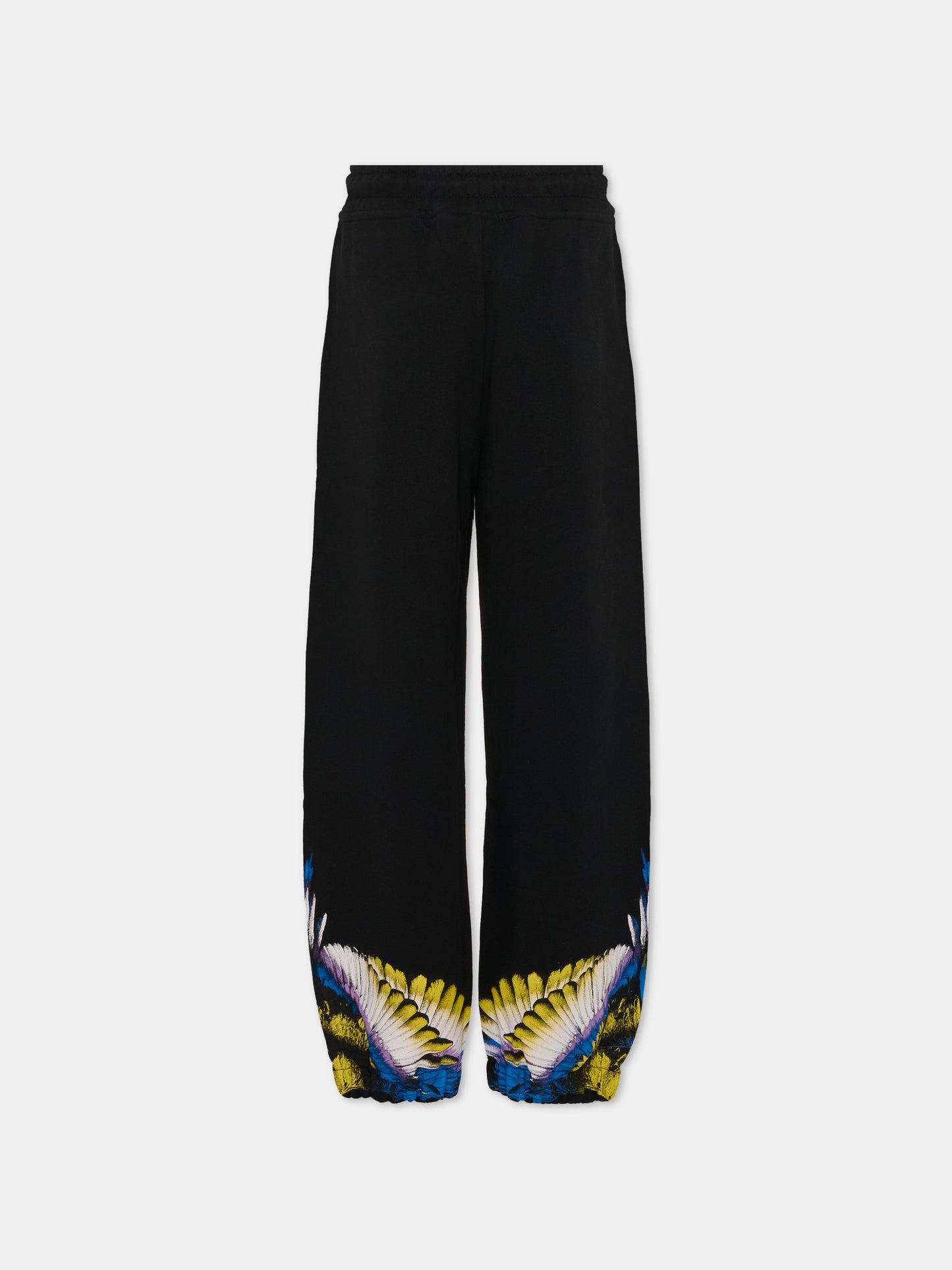 Pantaloni neri per bambino con ali,County Of Milan Kids,F5CMJBFP067 110