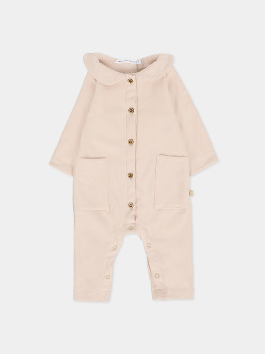 Tutina rosa per neonata,Bamboom,1019 VINTAGE PINK