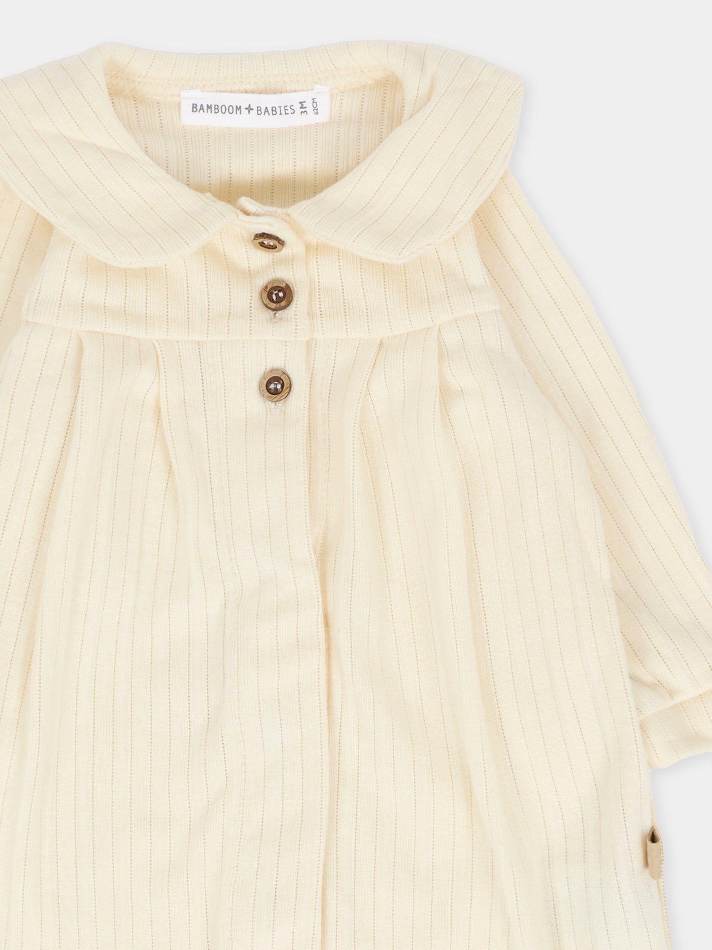 Tutina avorio per neonati,Bamboom,1047 WARM WHITE