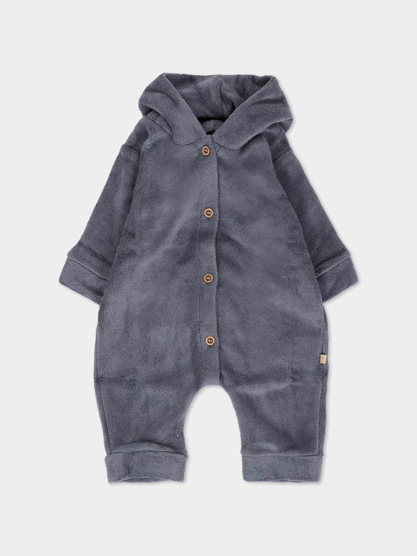 Tutina grigia per neonato con cappuccio,Bamboom,1066 MIDNIGHT BLUE