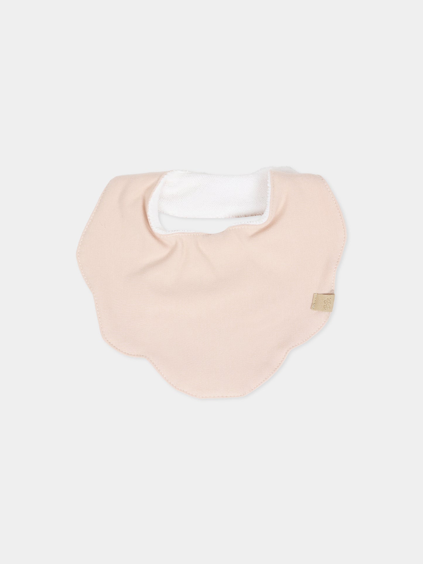 Bavaglino rosa per neonata,Bamboom,1079 VINTAGE PINK