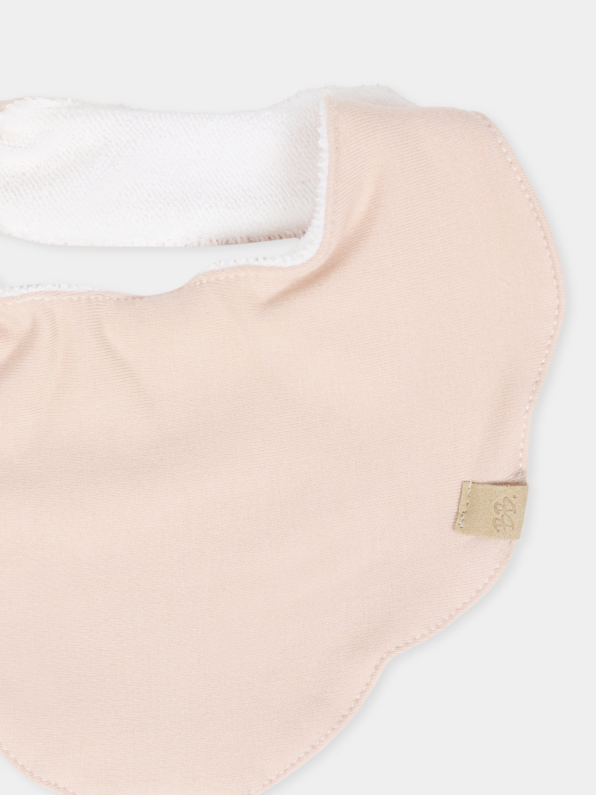 Bavaglino rosa per neonata,Bamboom,1079 VINTAGE PINK