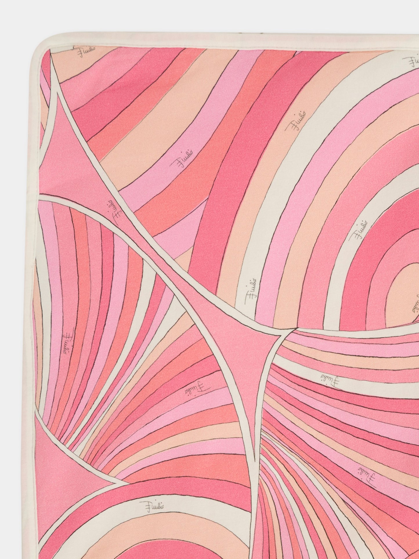 Coperta rosa per neonata con mstampa marmo,Emilio Pucci Junior,PX0000 Z3346 109RS