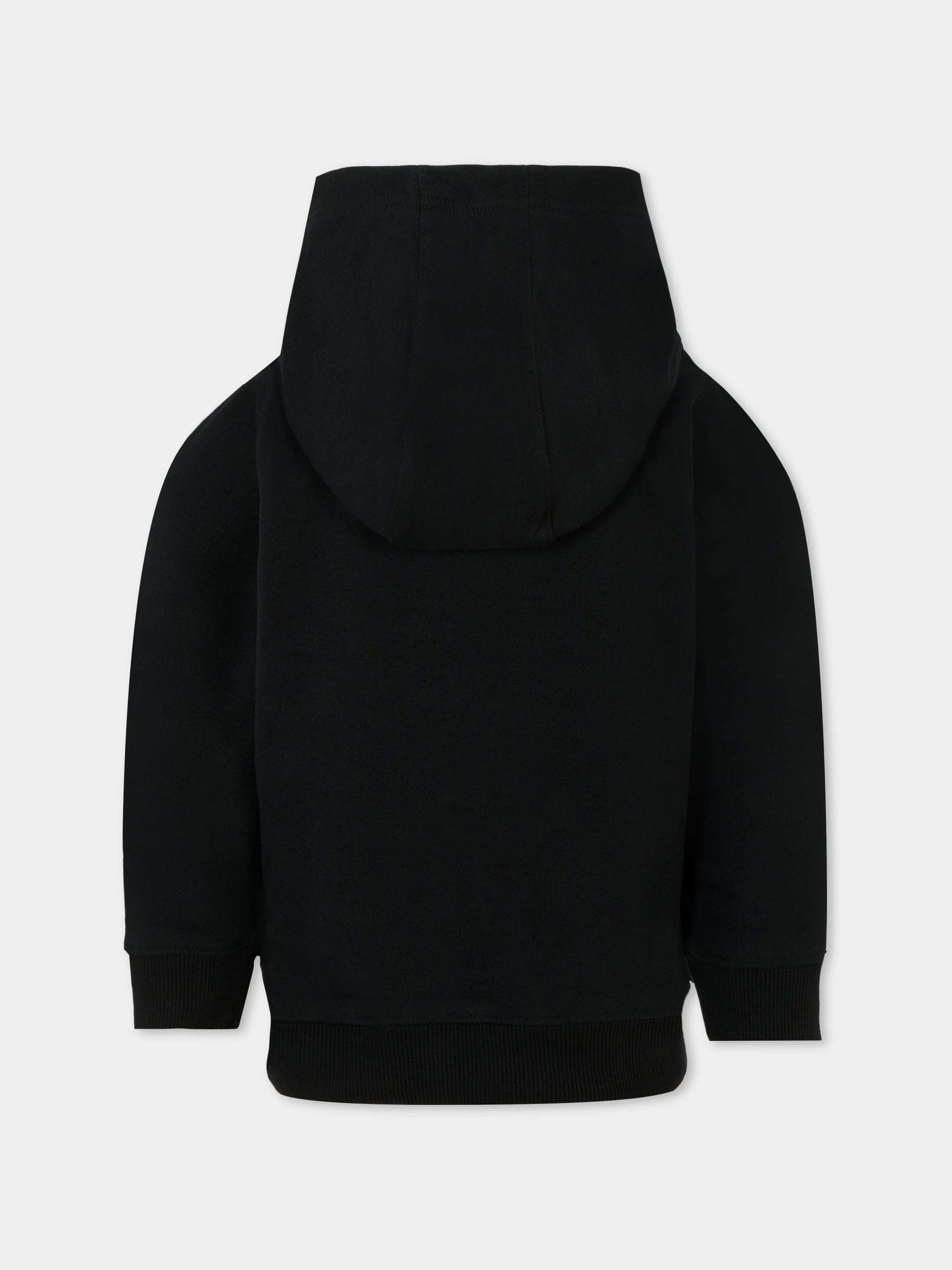 Felpa nera per bambini con logo,Givenchy Kids,H30939 09B