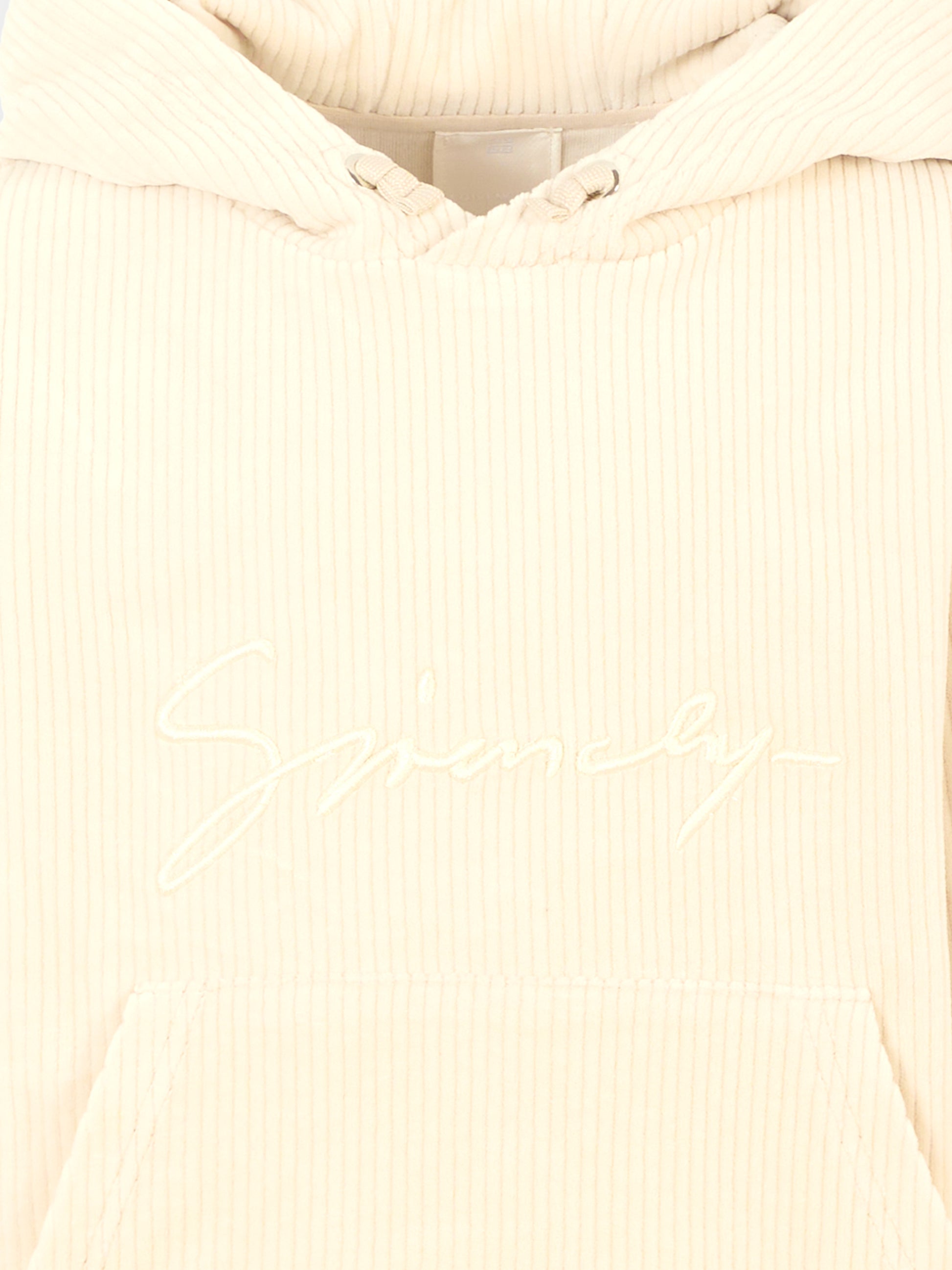 Felpa avorio per bambina con logo,Givenchy Kids,H30940 184