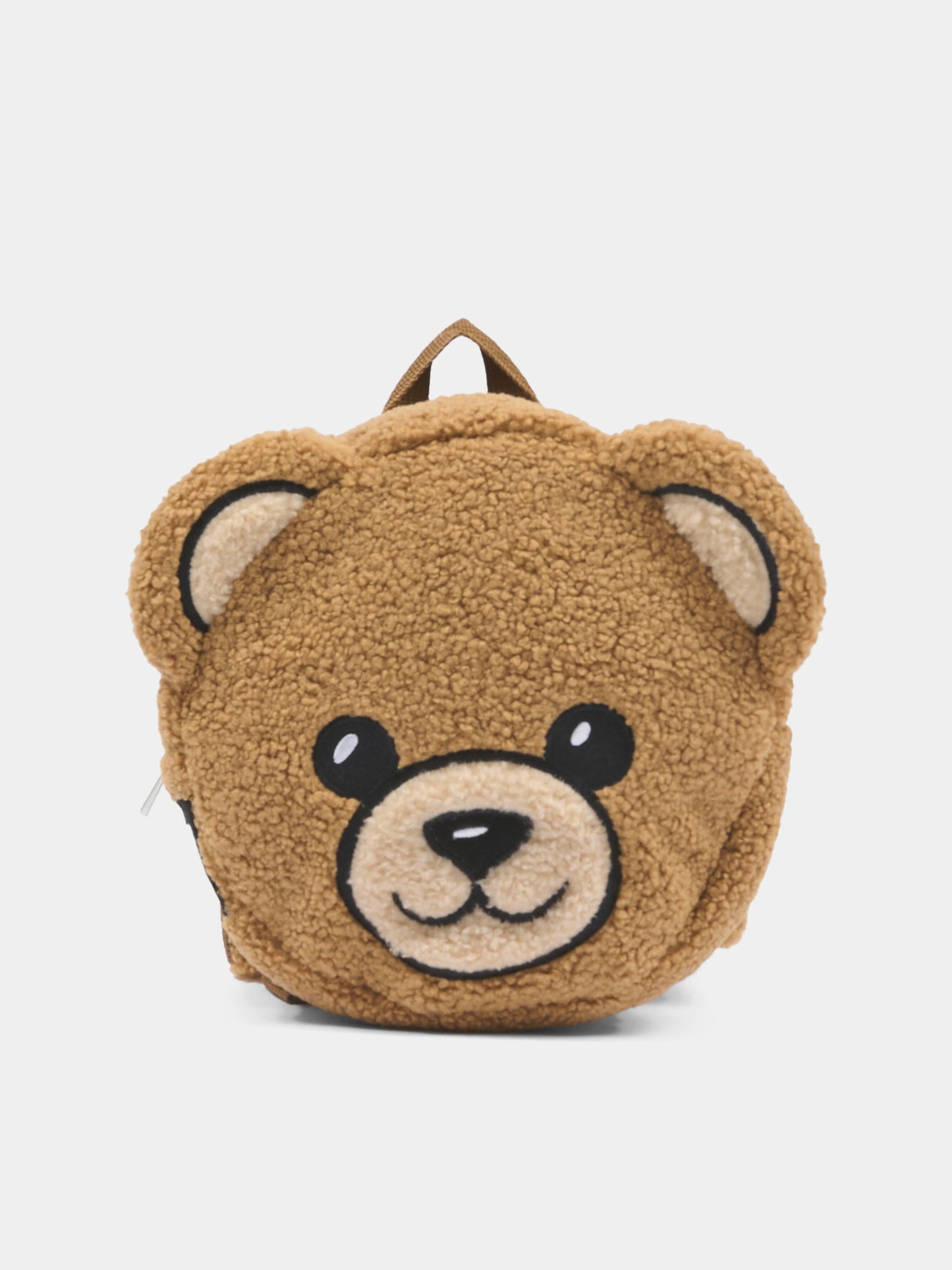 Zaino marrone per neonati con Teddy Bear,Moschino Kids,MUX05E LIA00 20351