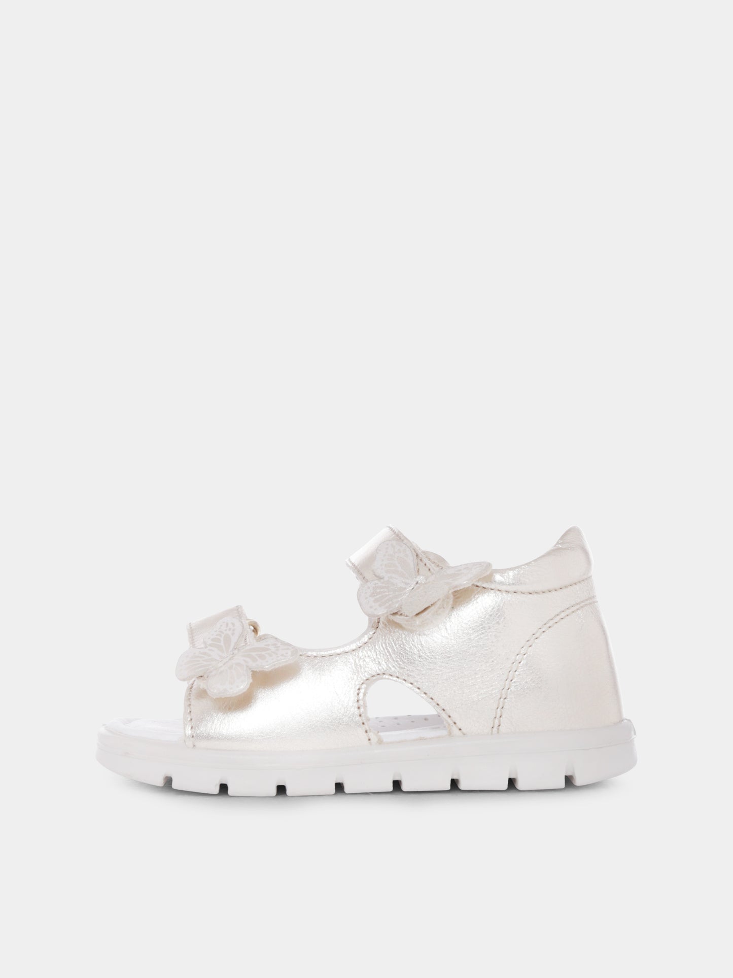 Sandali Pules oro per neonata e bambina con farfalla,Falcotto,001 1501120 02 0Q06 PULES