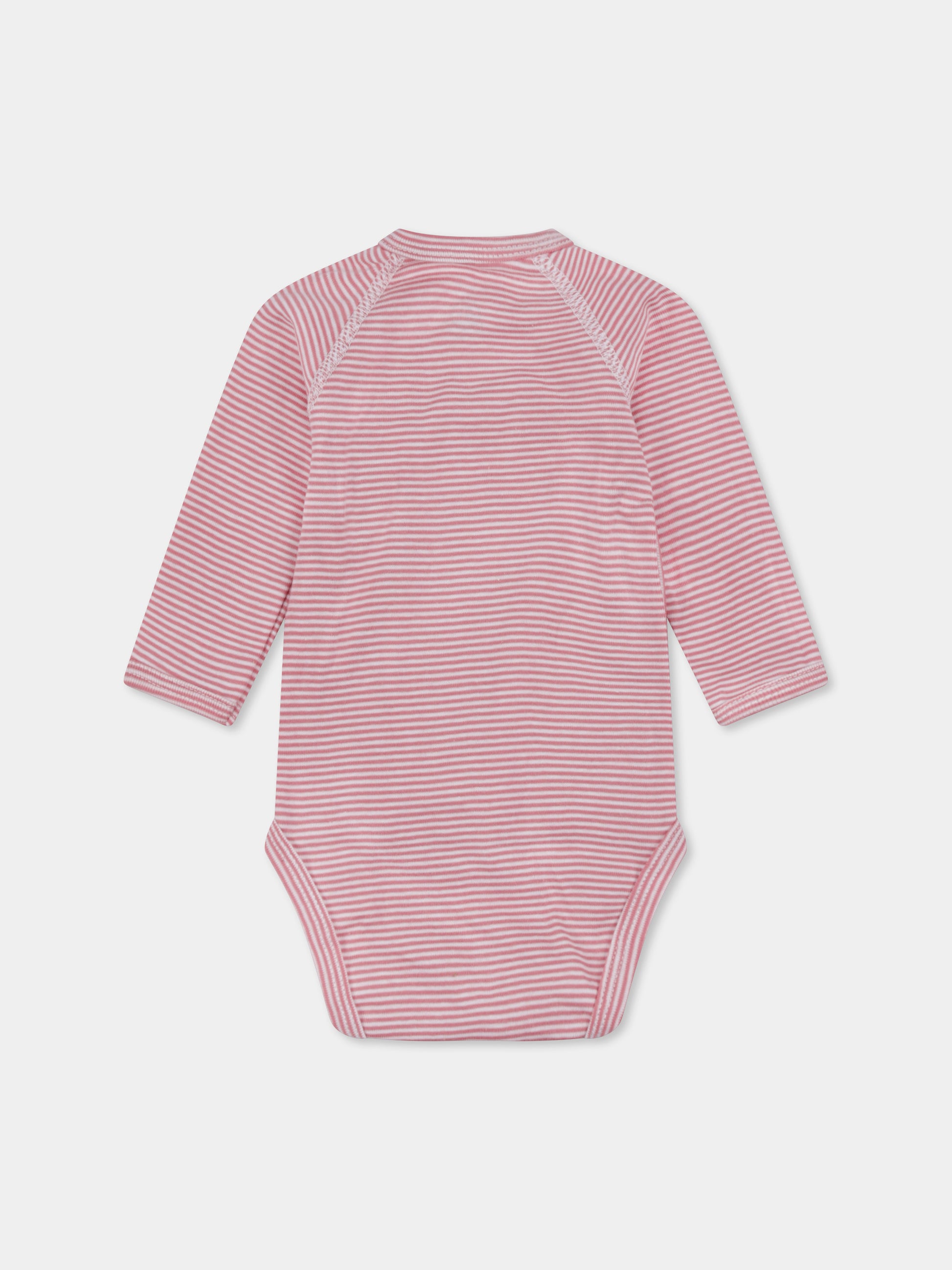 Set body multicolor per neonata con cuori e righe,Petit Bateau,A0ATI 98