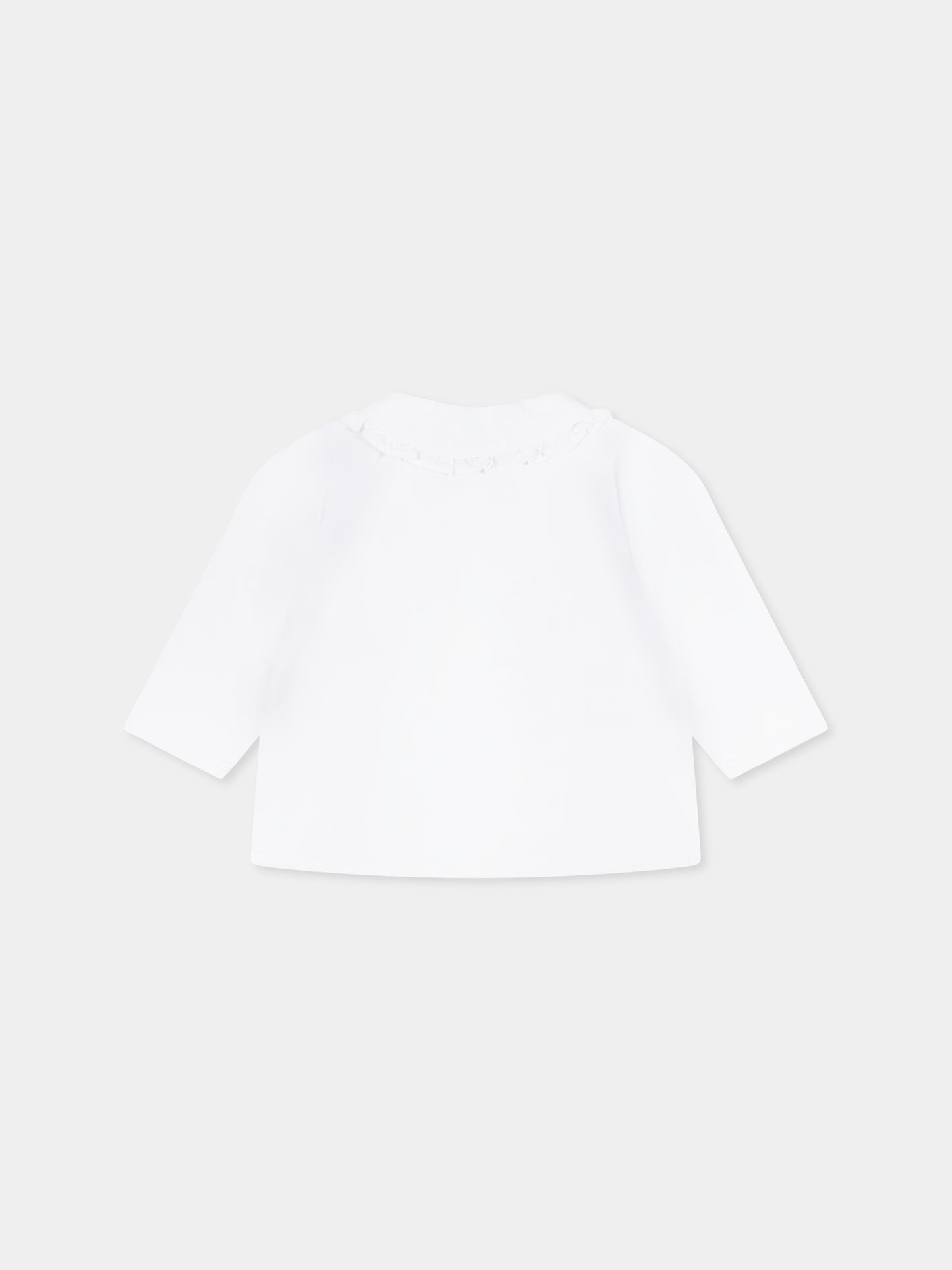 Camicia bianca per neonata,Petit Bateau,A0B39 01