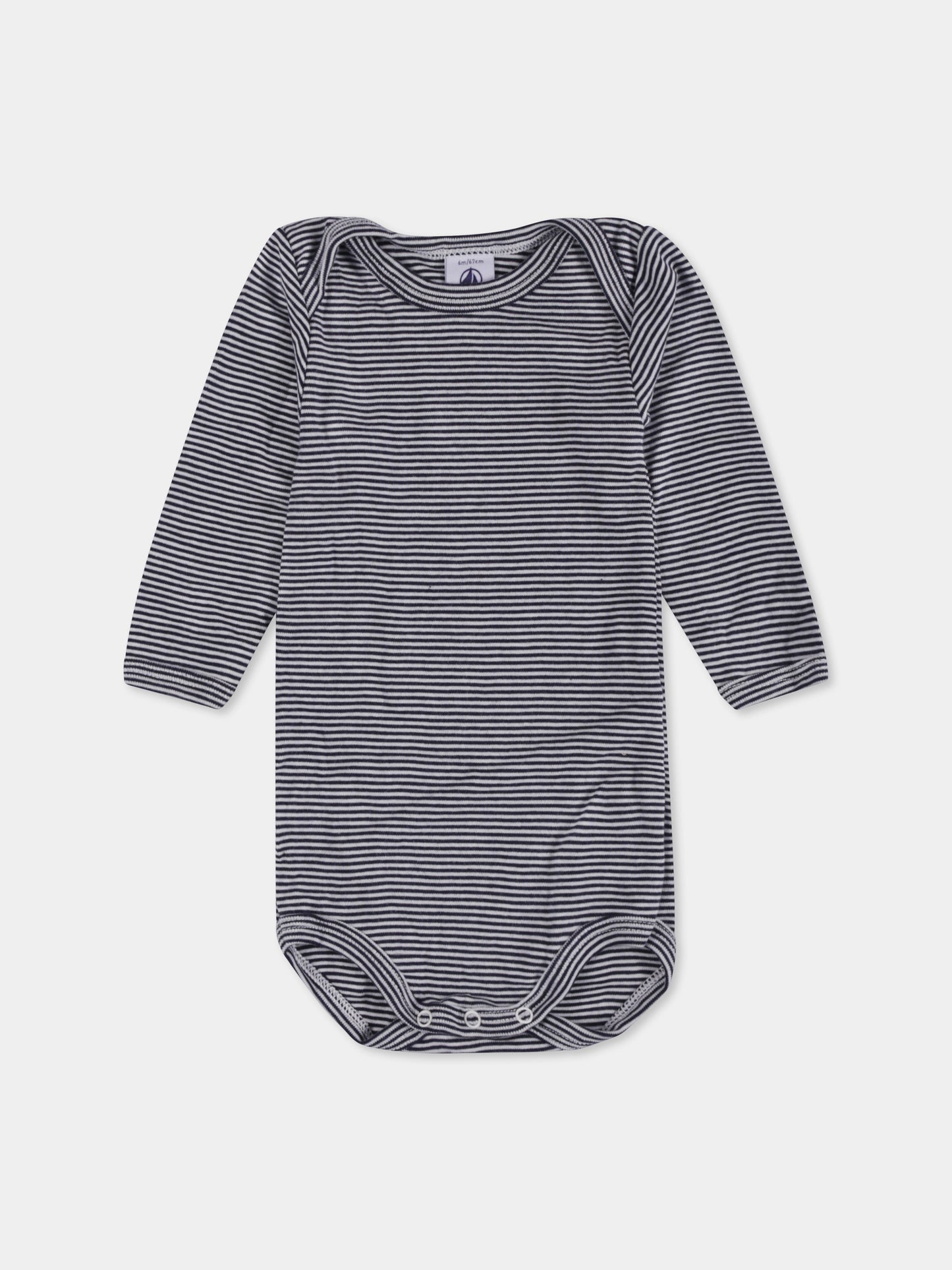 Set body multicolor per neonati con cuori e scritta,Petit Bateau,A0BEA 00