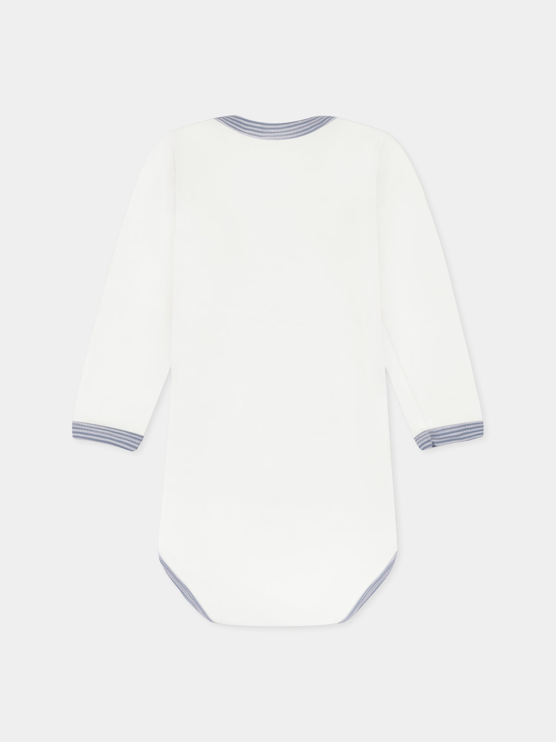 Set body bianco per neonati con animali,Petit Bateau,A0BG0 00