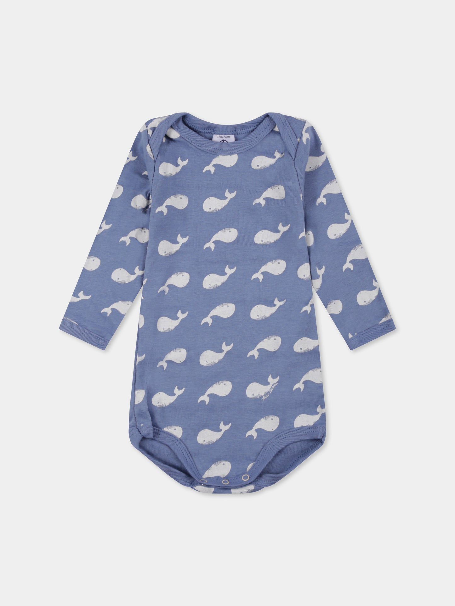 Set body muticolor per neonati con balena,Petit Bateau,A0BG1 00