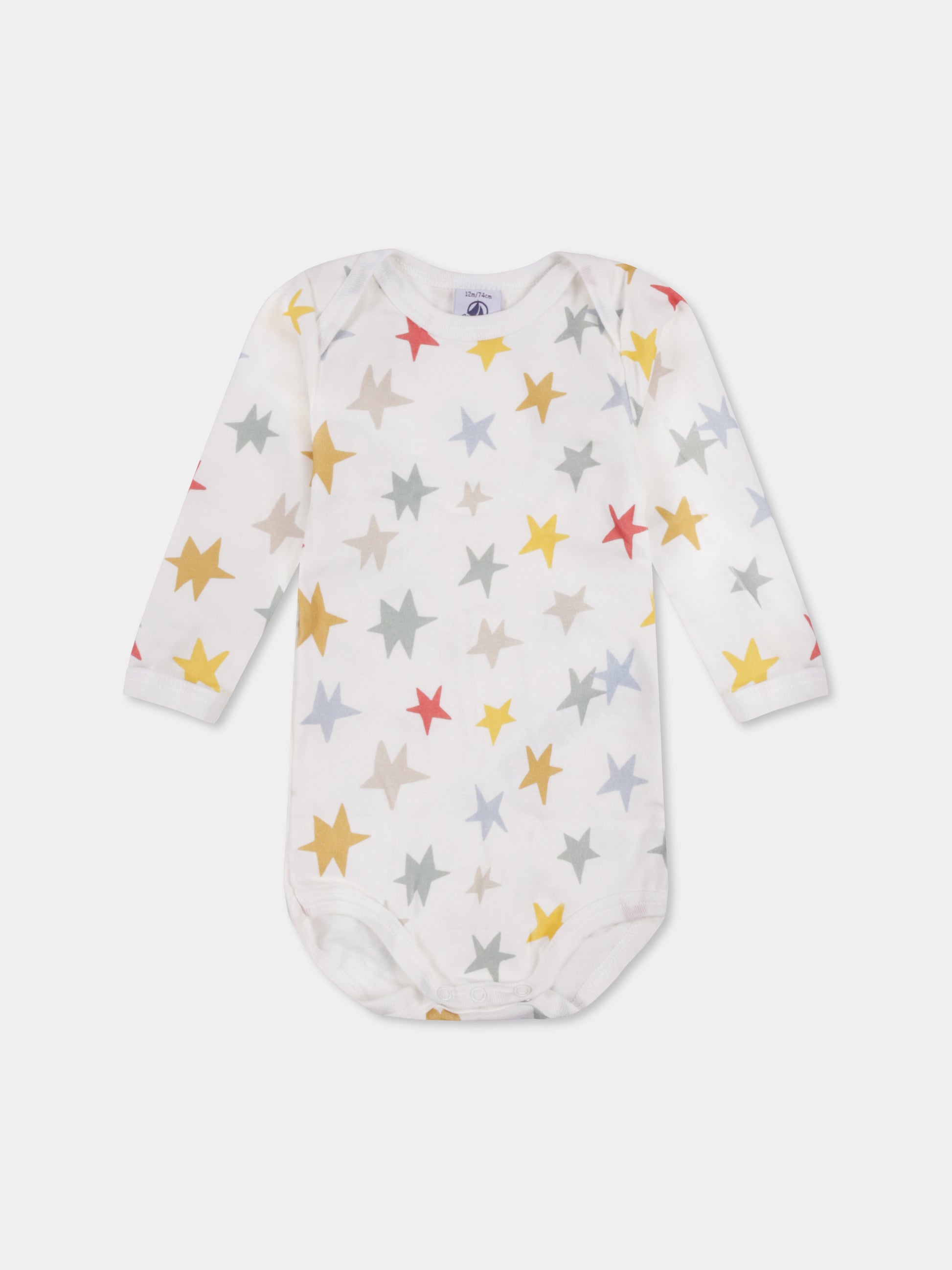 Set body multicolor per neonati con stampa spazio,Petit Bateau,A0BGU 00