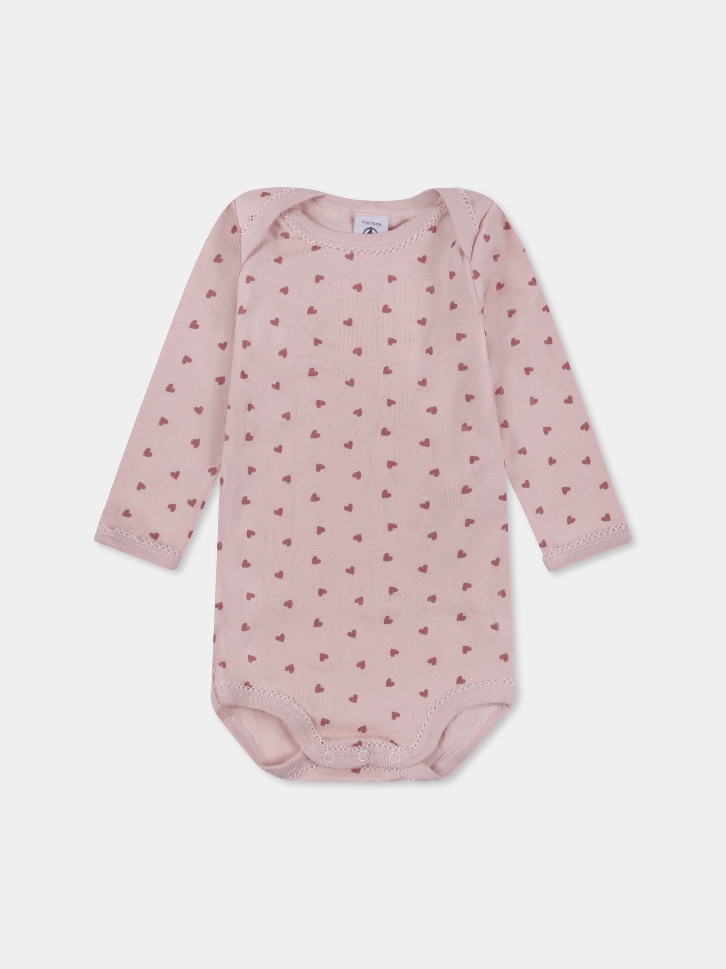 Set body multicolor per neonata con cuori e stella cadente,Petit Bateau,A0BGV 00