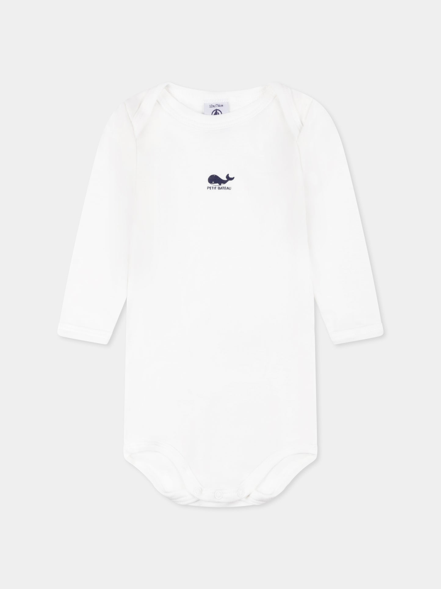 Set body multicolor per neonati con stampa balena,Petit Bateau,A0BGY 00