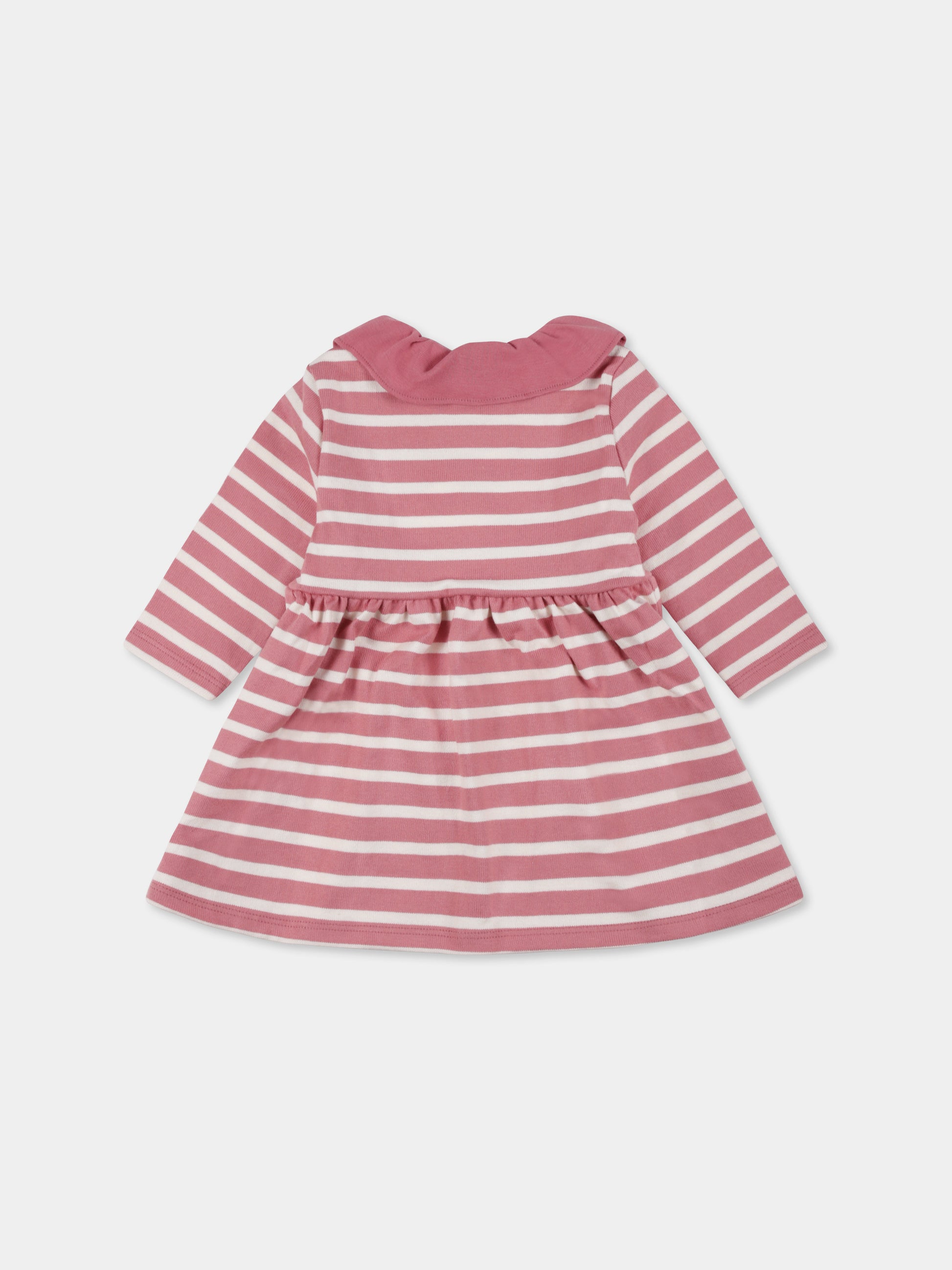 Vestito rosa per neonata,Petit Bateau,A0BKO 02