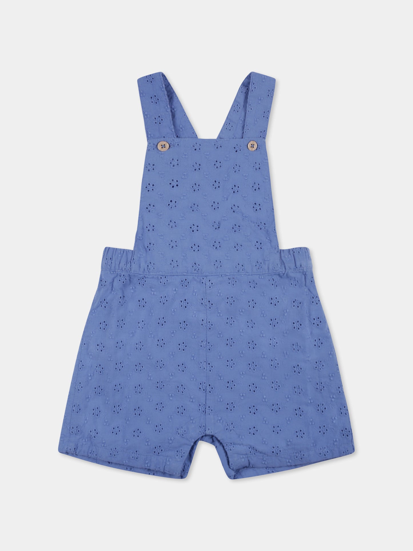 Salopette blu per neonato,Petit Bateau,A09JV 01