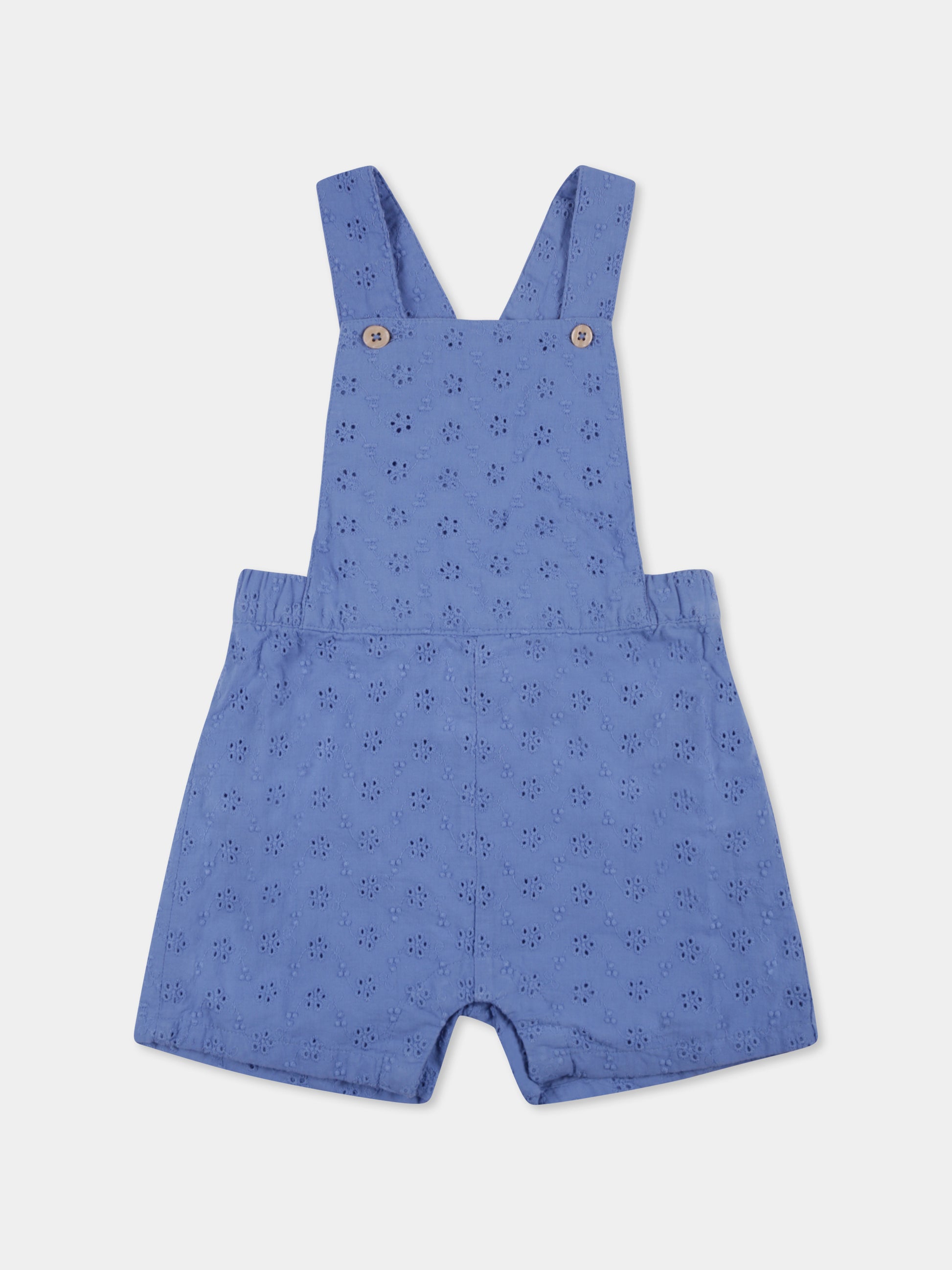 Salopette blu per neonato,Petit Bateau,A09JV 01