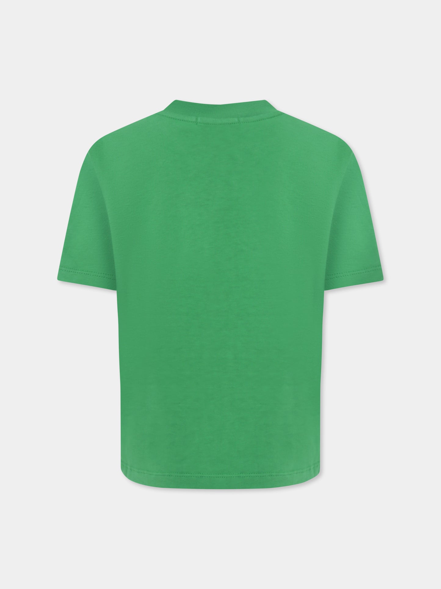Green t-shirt for boy with smiley