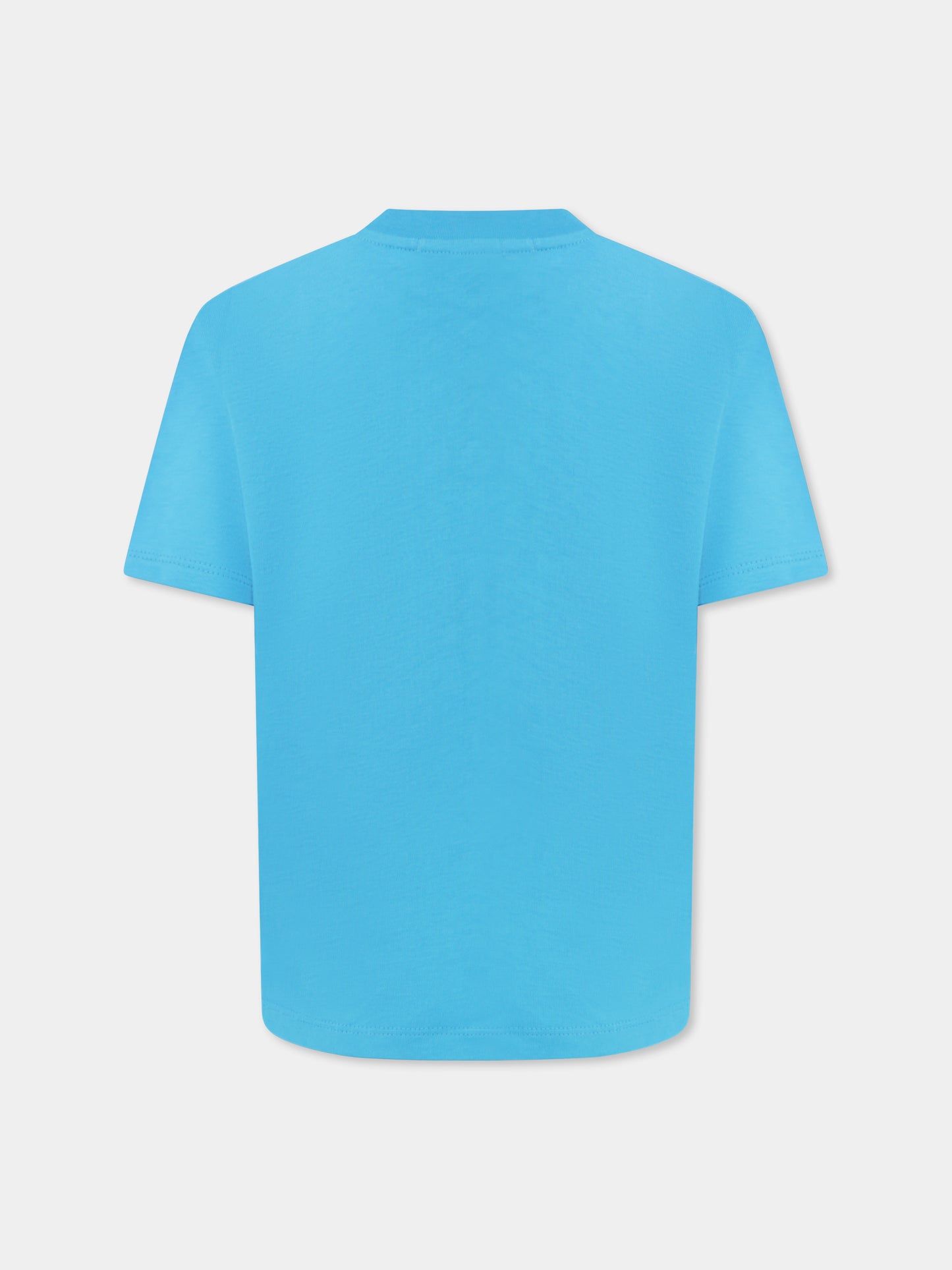 Light blue t-shirt for kids with Bear print