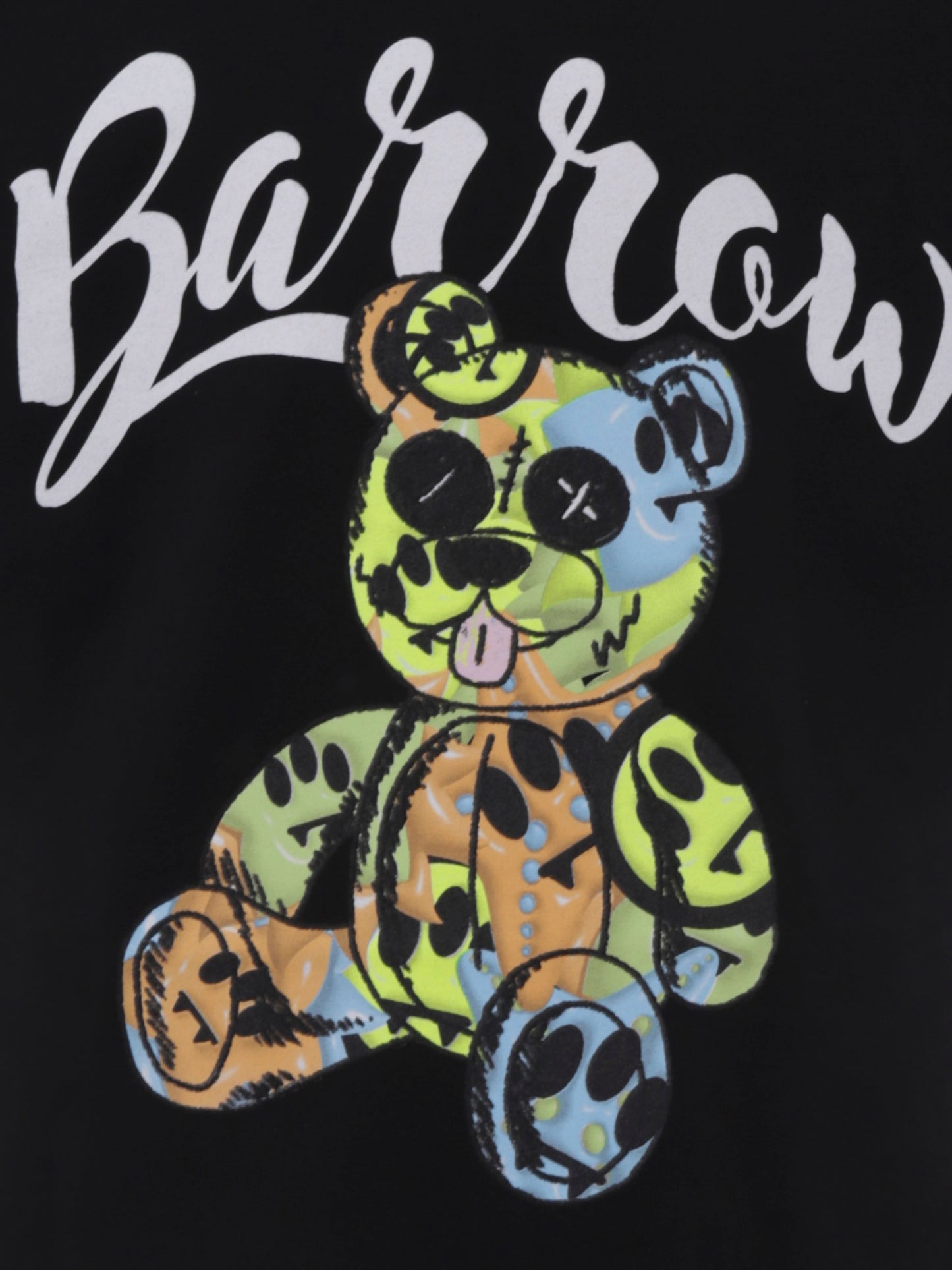 Black t-shirt for kids with Bear print