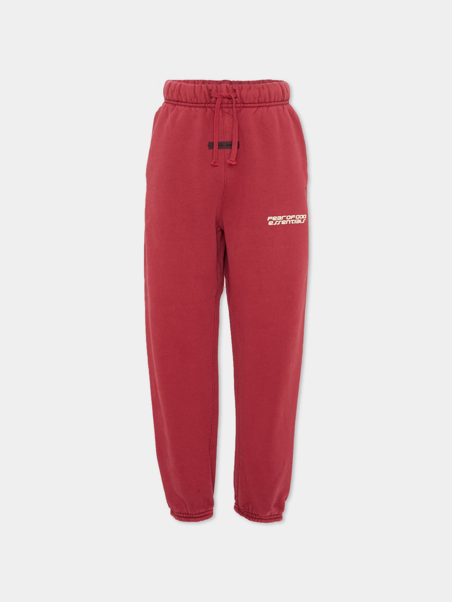 Pantaloni bordeaux per bambini con logo,Fear Of God Essentials,785HO253691K CRIMSON