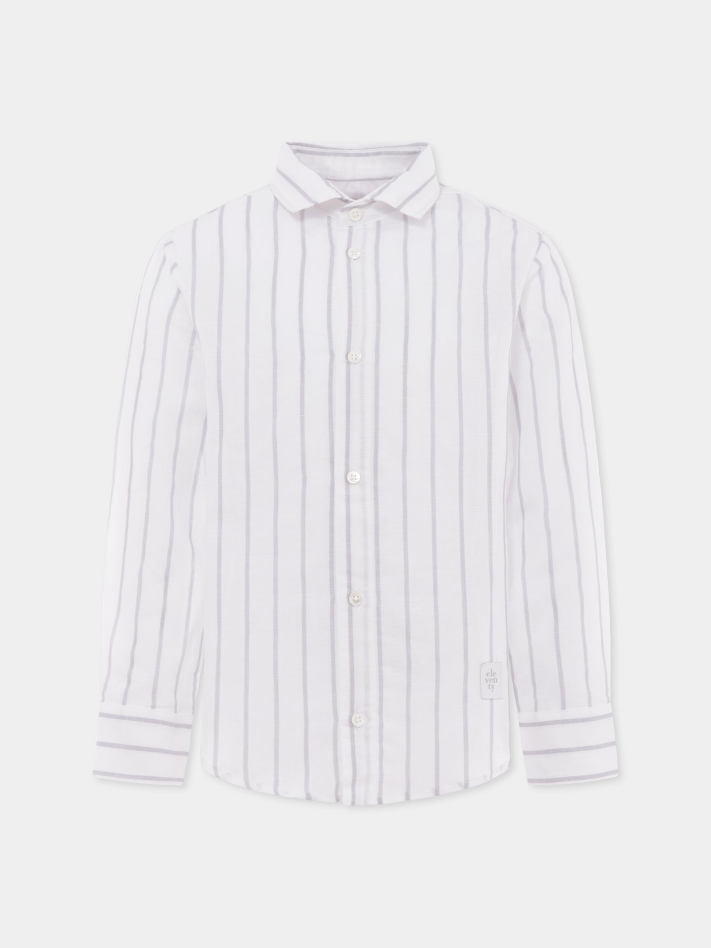 Light blue shirt for boy with logo