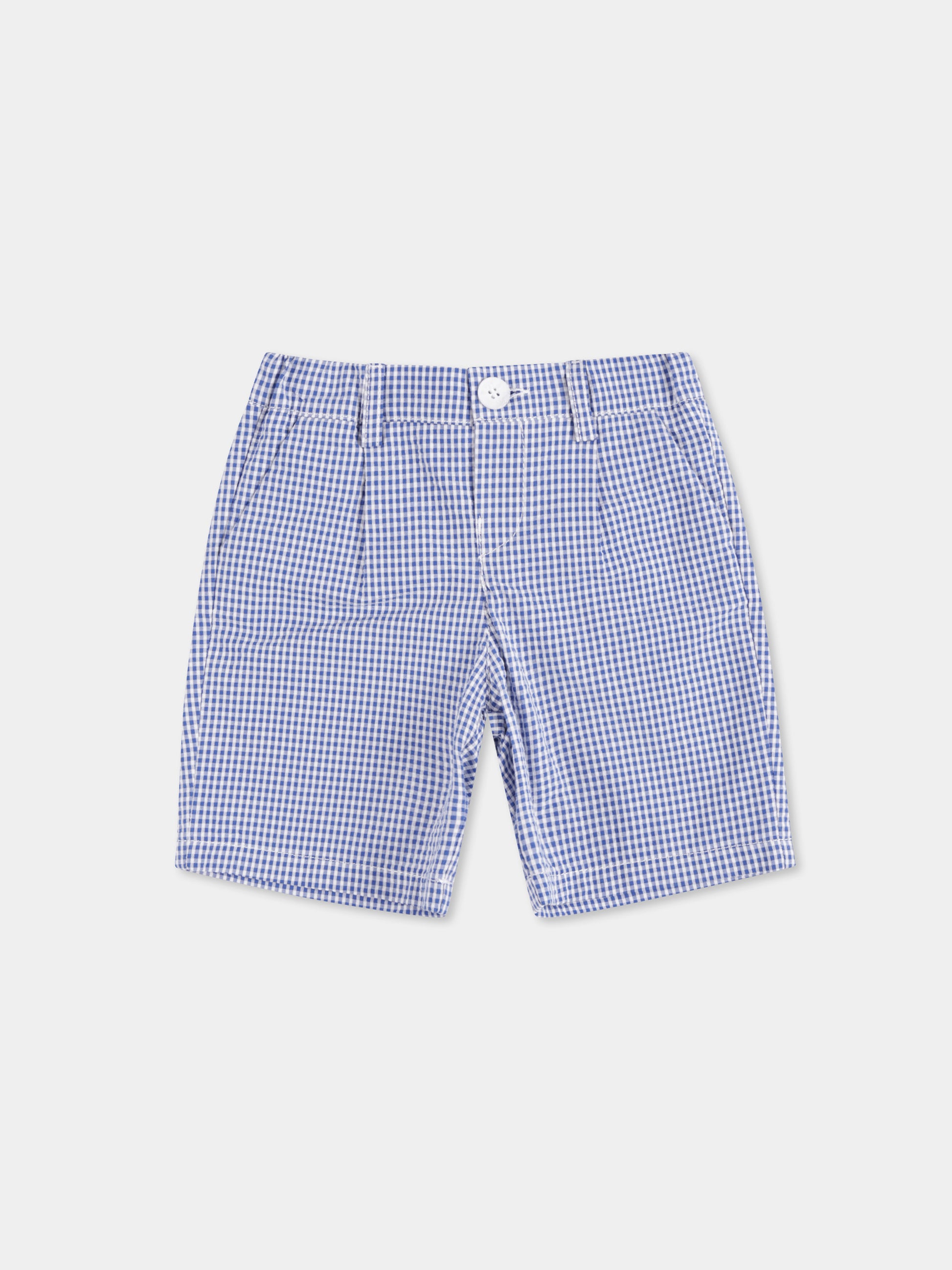 Shorts blu per neonato con logo,Fay Kids,FW6519 G0178 615BC
