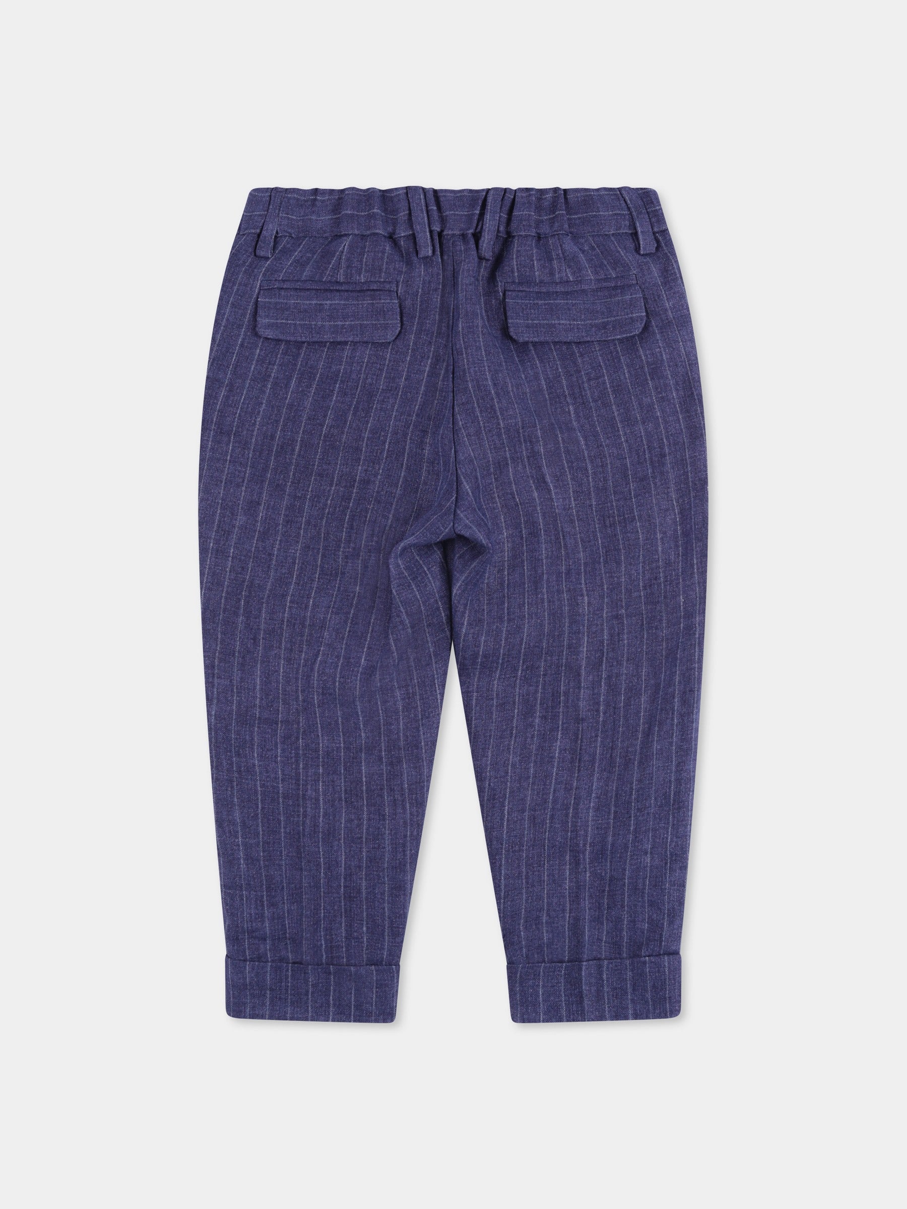 Pantaloni blu per neonato,Fay Kids,FW6530 I0272 667AV