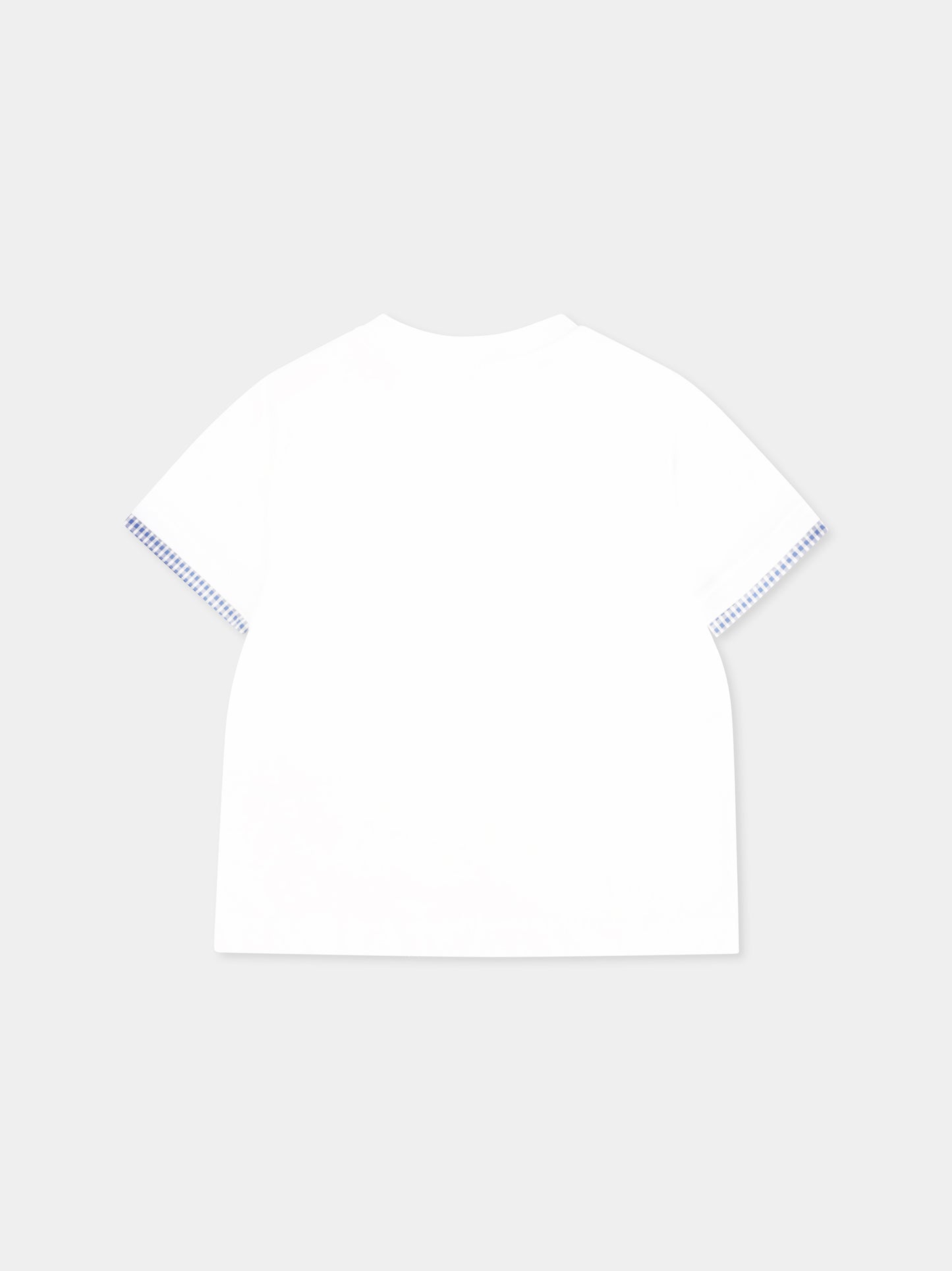 T-shirt avorio per neonato,Fay Kids,FW8521 J0004 101