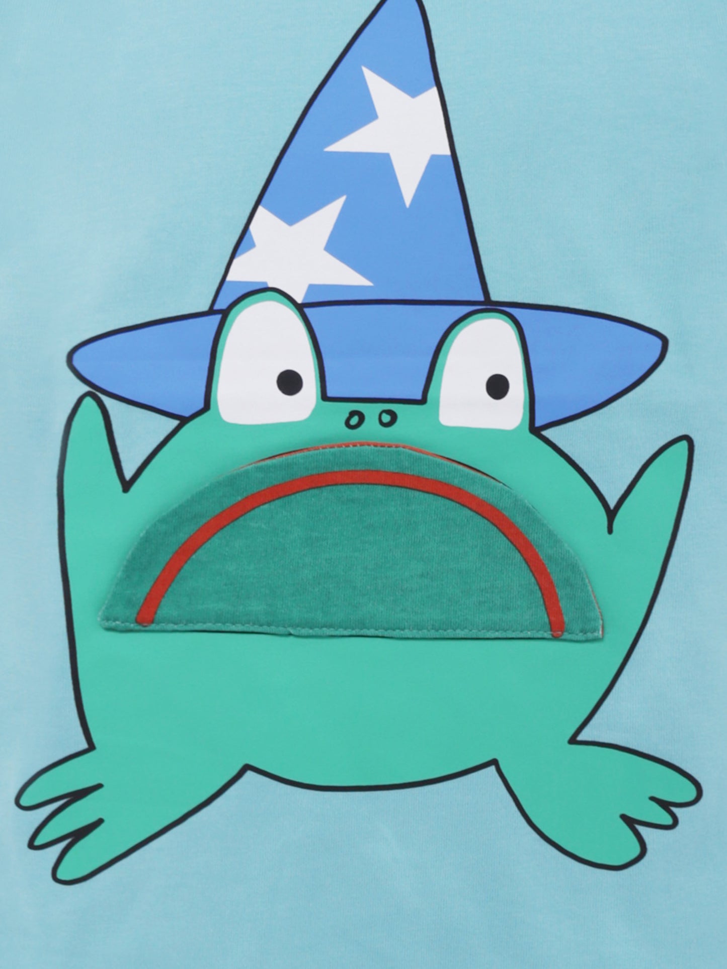 Light blue t-shirt for boy with frog