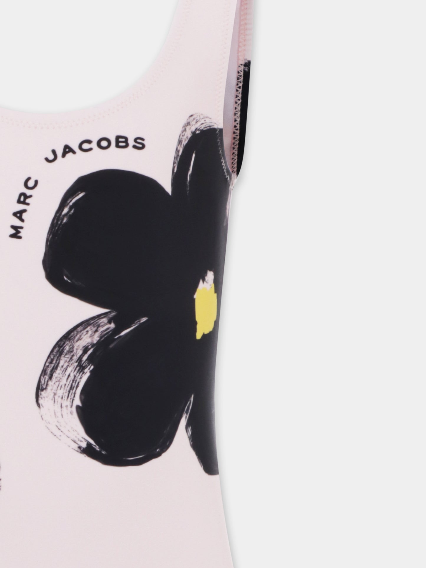 Costume interno rosa per bambina con fiori all over,Marc Jacobs,W60525 475