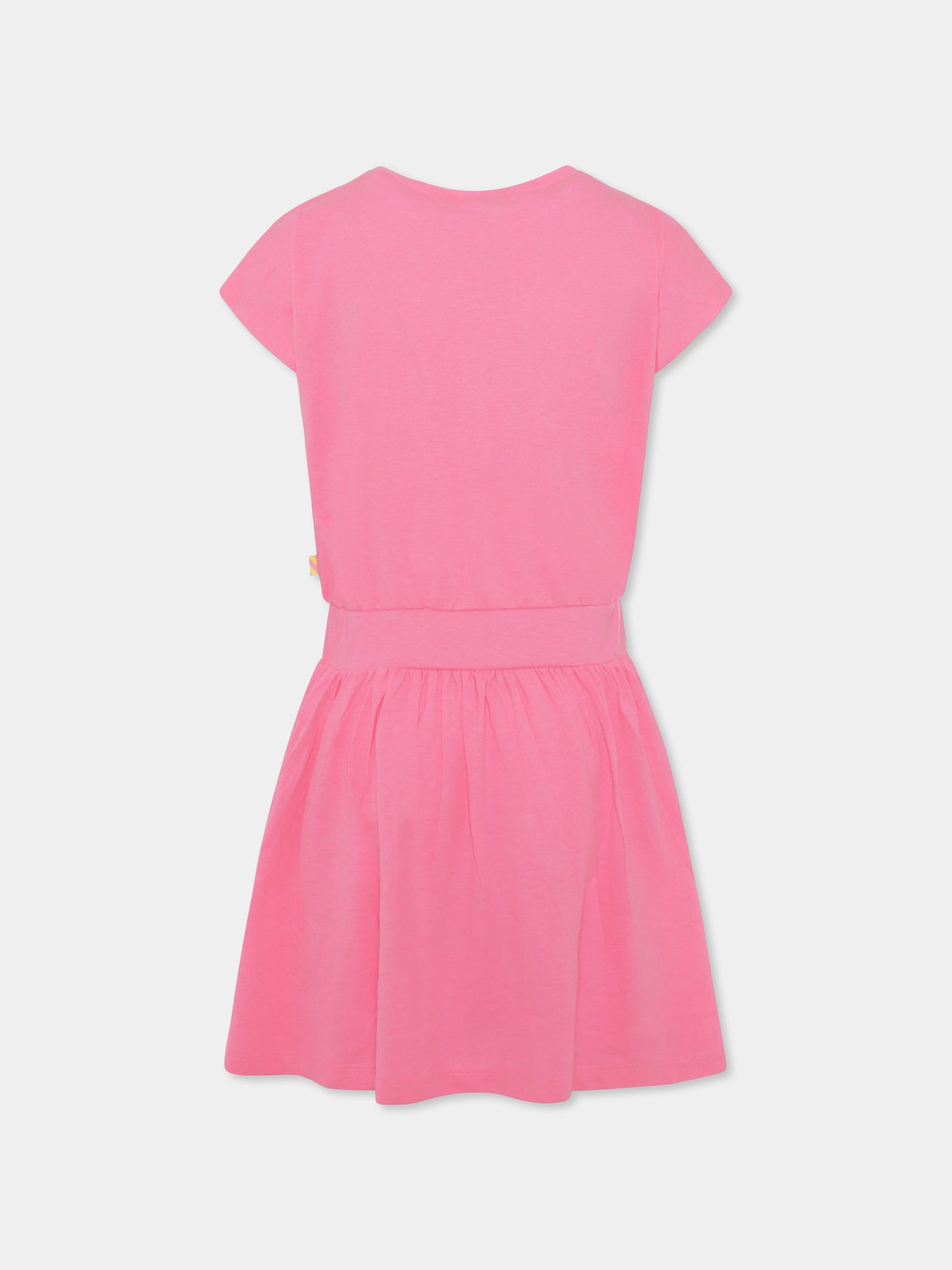 Vestito rosa per bambina con gelato,Billieblush,U20970 47A