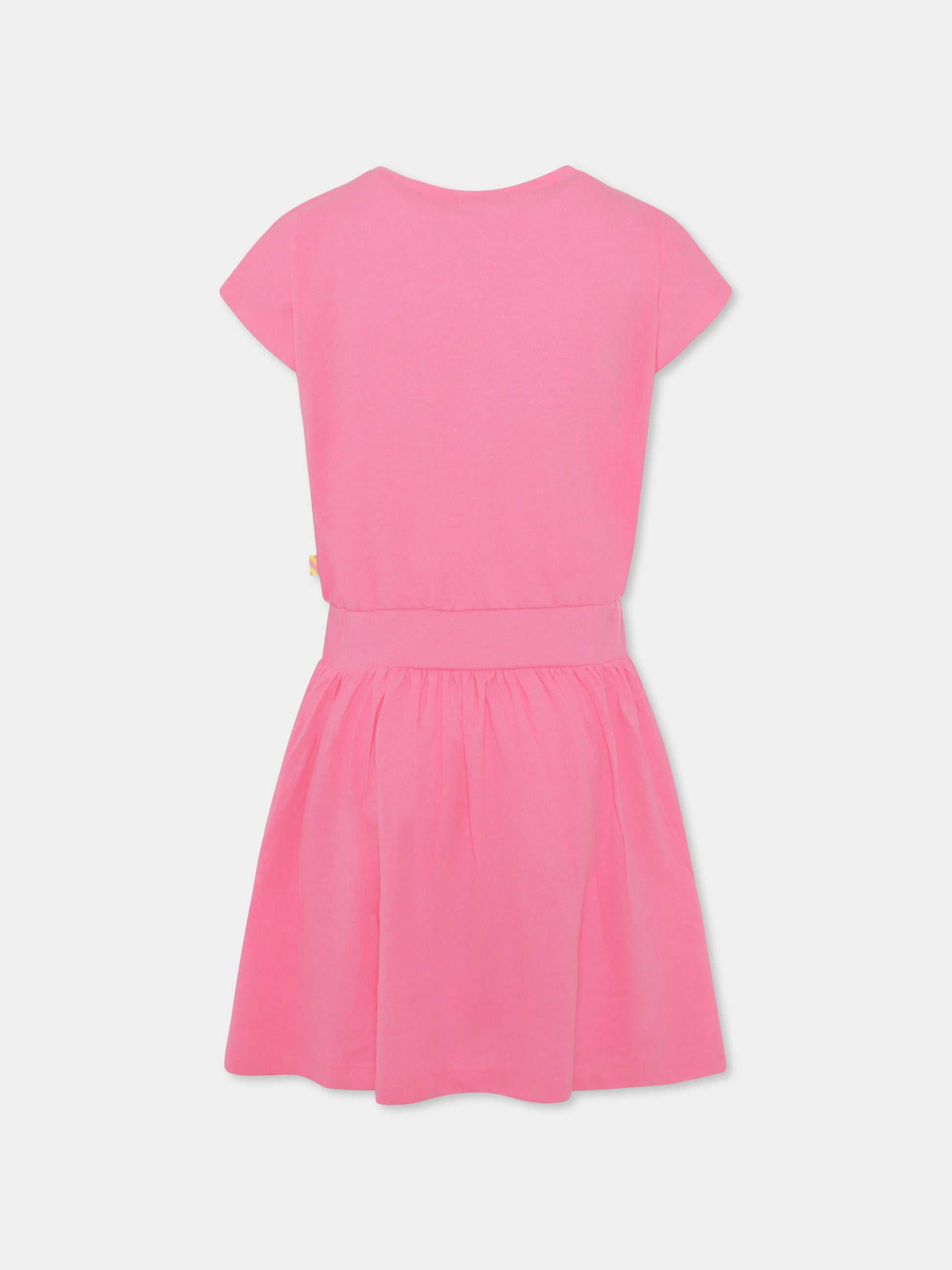 Vestito rosa per bambina con gelato,Billieblush,U20970 47A