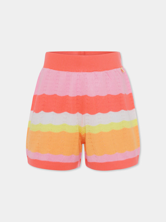 Shorts multicolor per bambina,Billieblush,U21128 41D