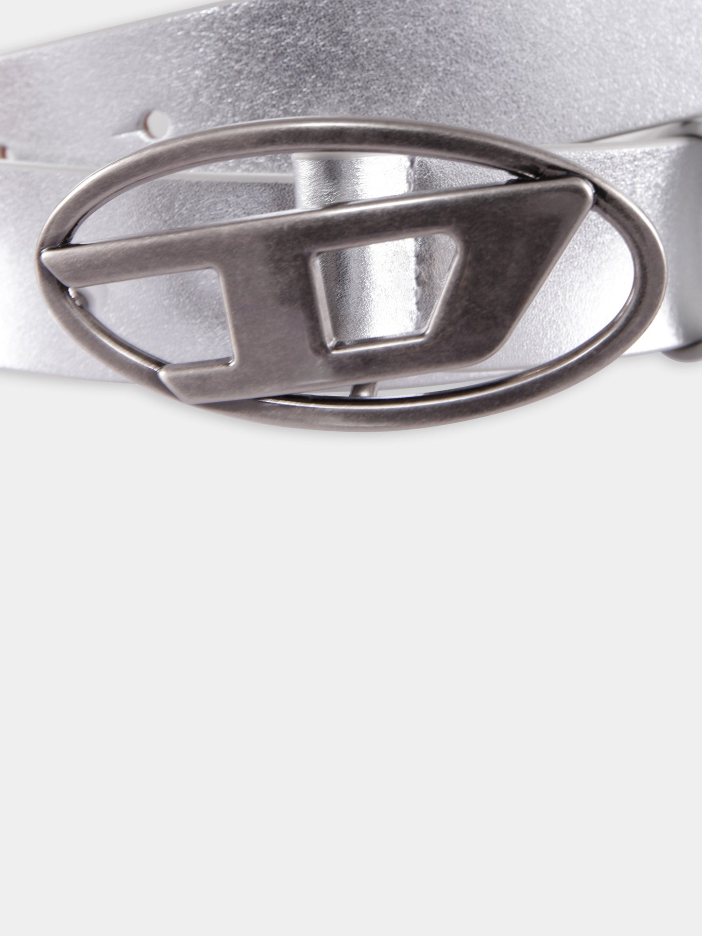 Cintura argento per bambino con logo,Diesel,J01226 KXBLR K83I