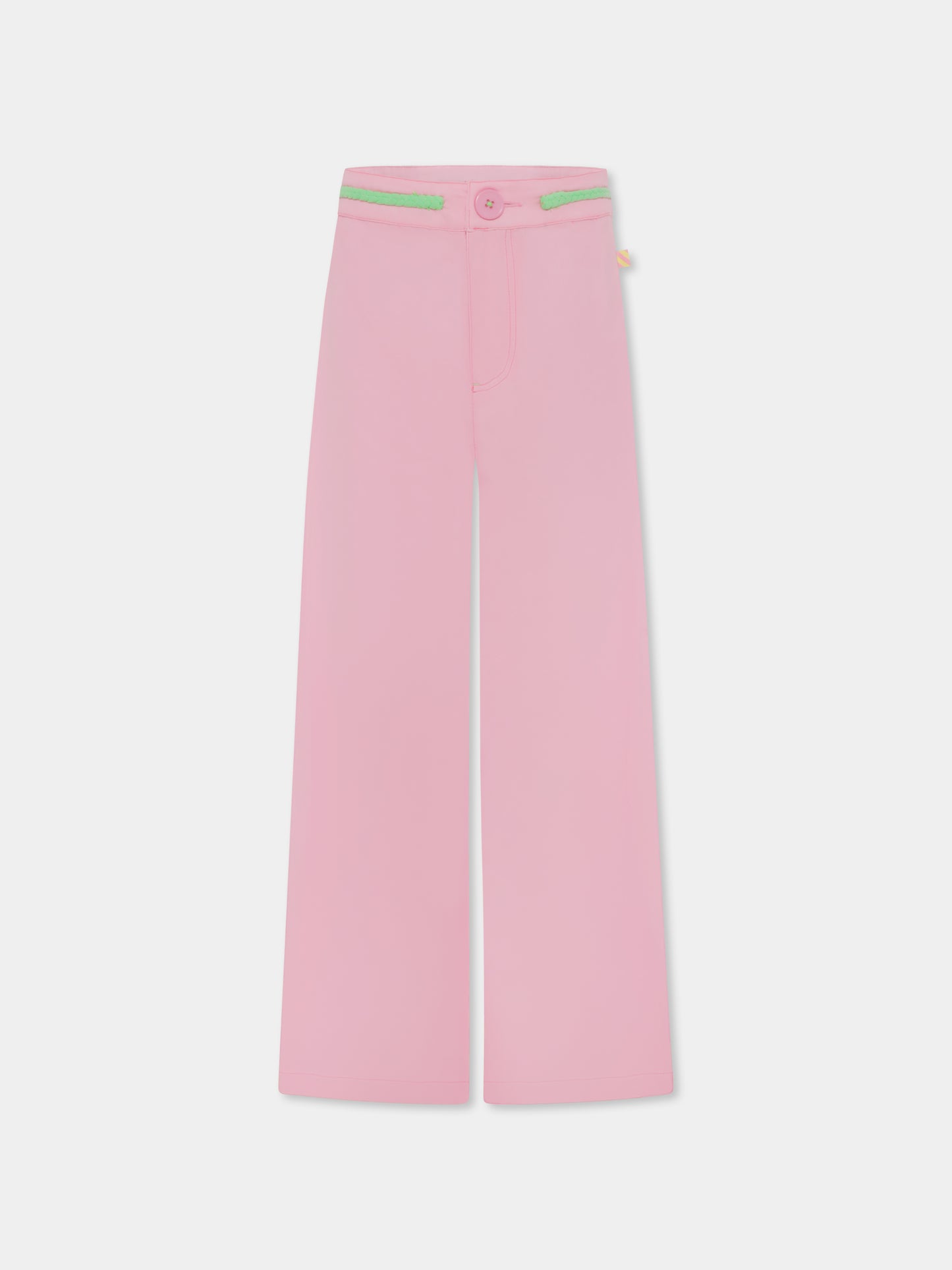 Pantaloni rosa per bambina con cuore,Billieblush,U20128 462