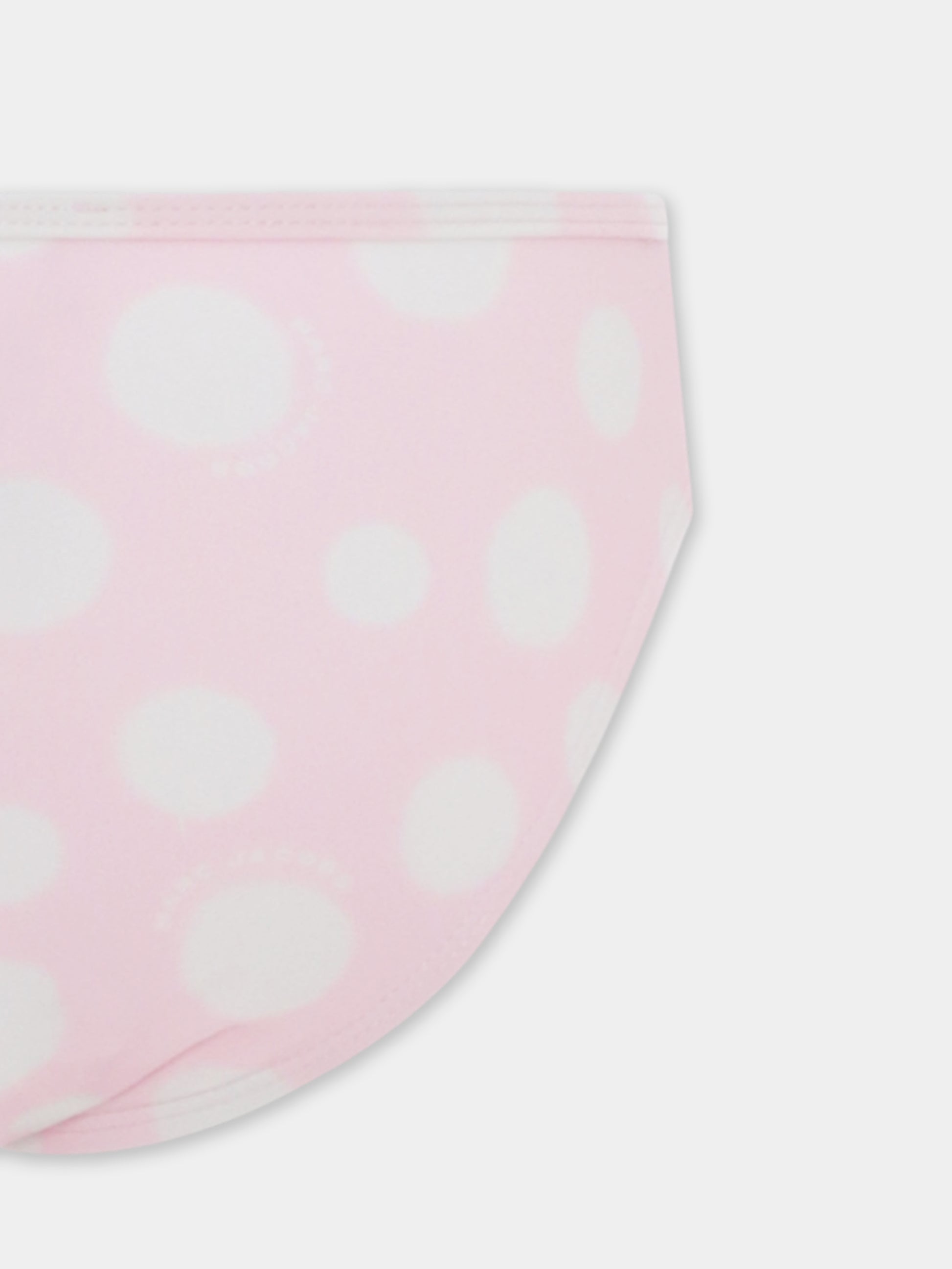 Bikini rosa per bambina con pois all over,Marc Jacobs,W60057 45T