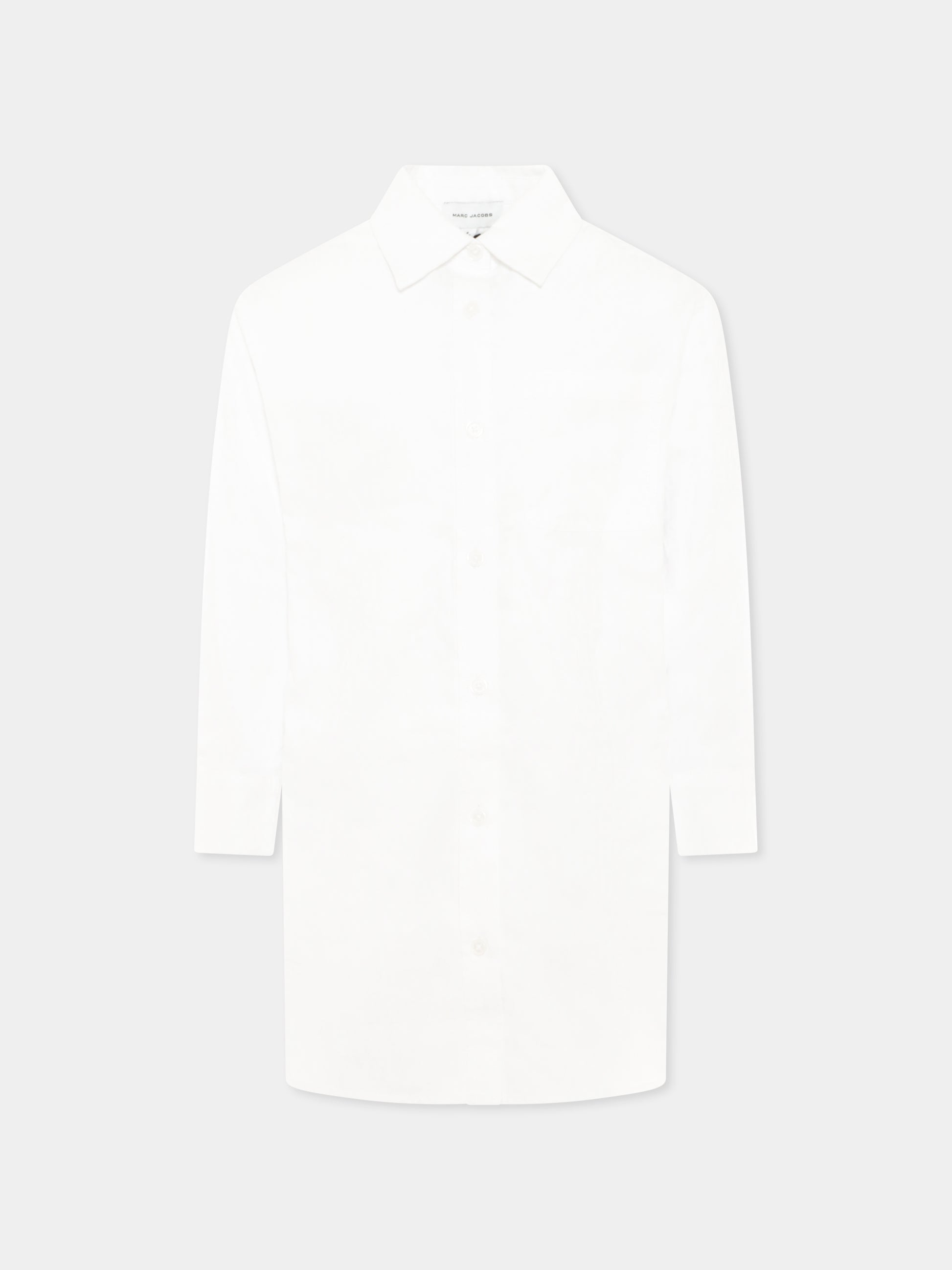 Vestito bianco per bambina con logo,Marc Jacobs,W60175 10P