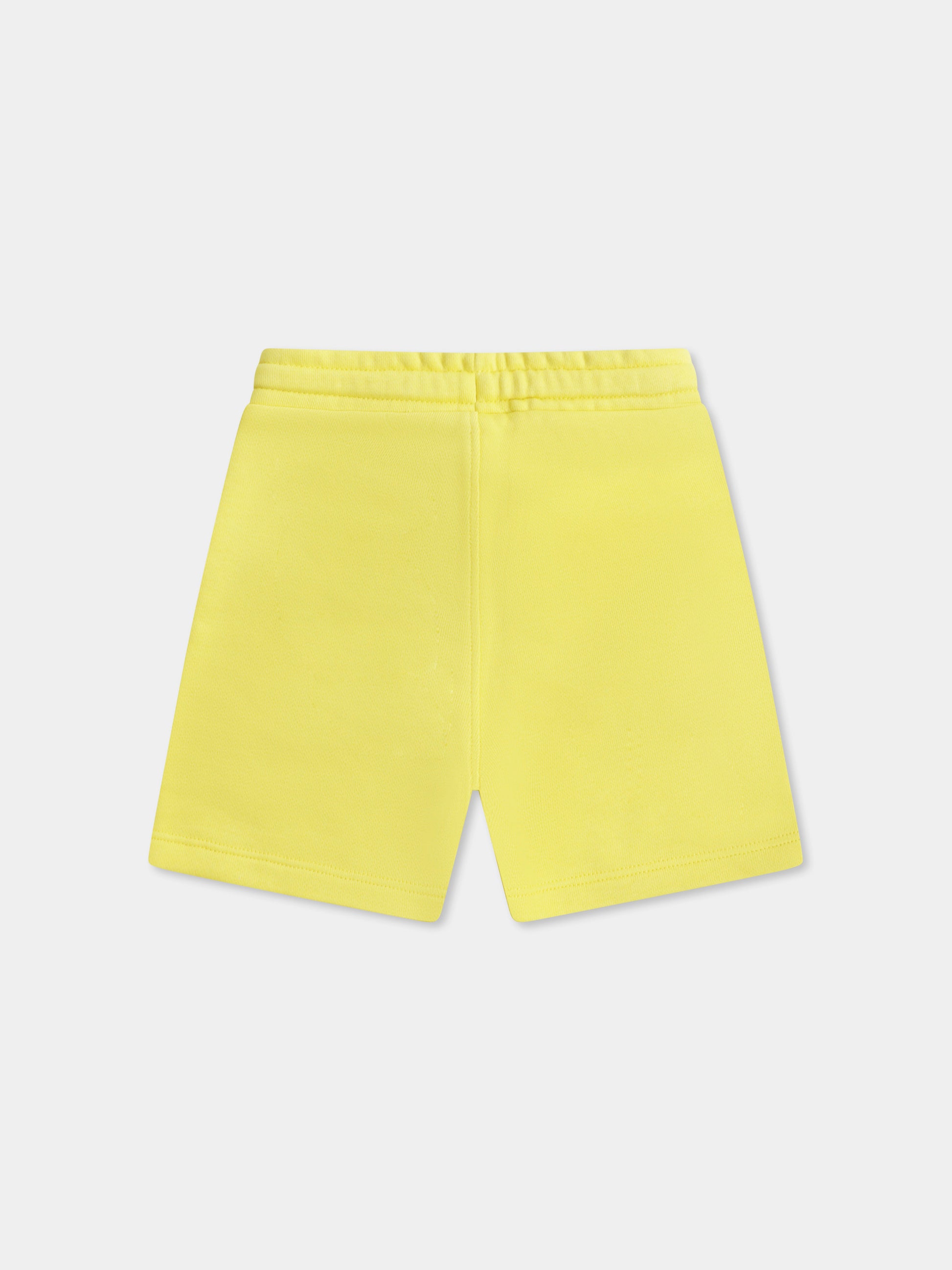 Shorts gialli per neonato con logo,Boss,J50580 508