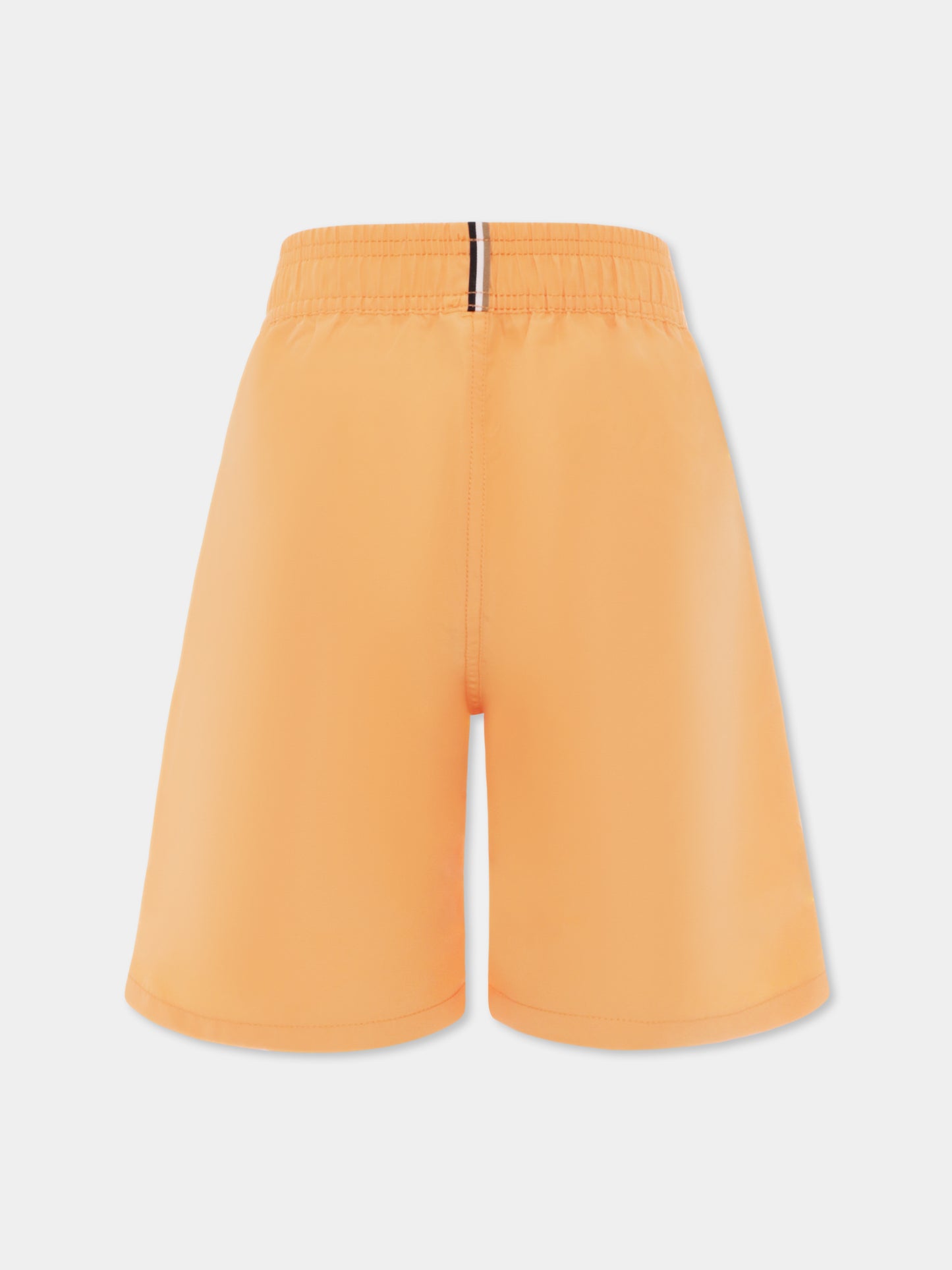 Boxer mare arancione per bambino con logo,Boss,J50662 389