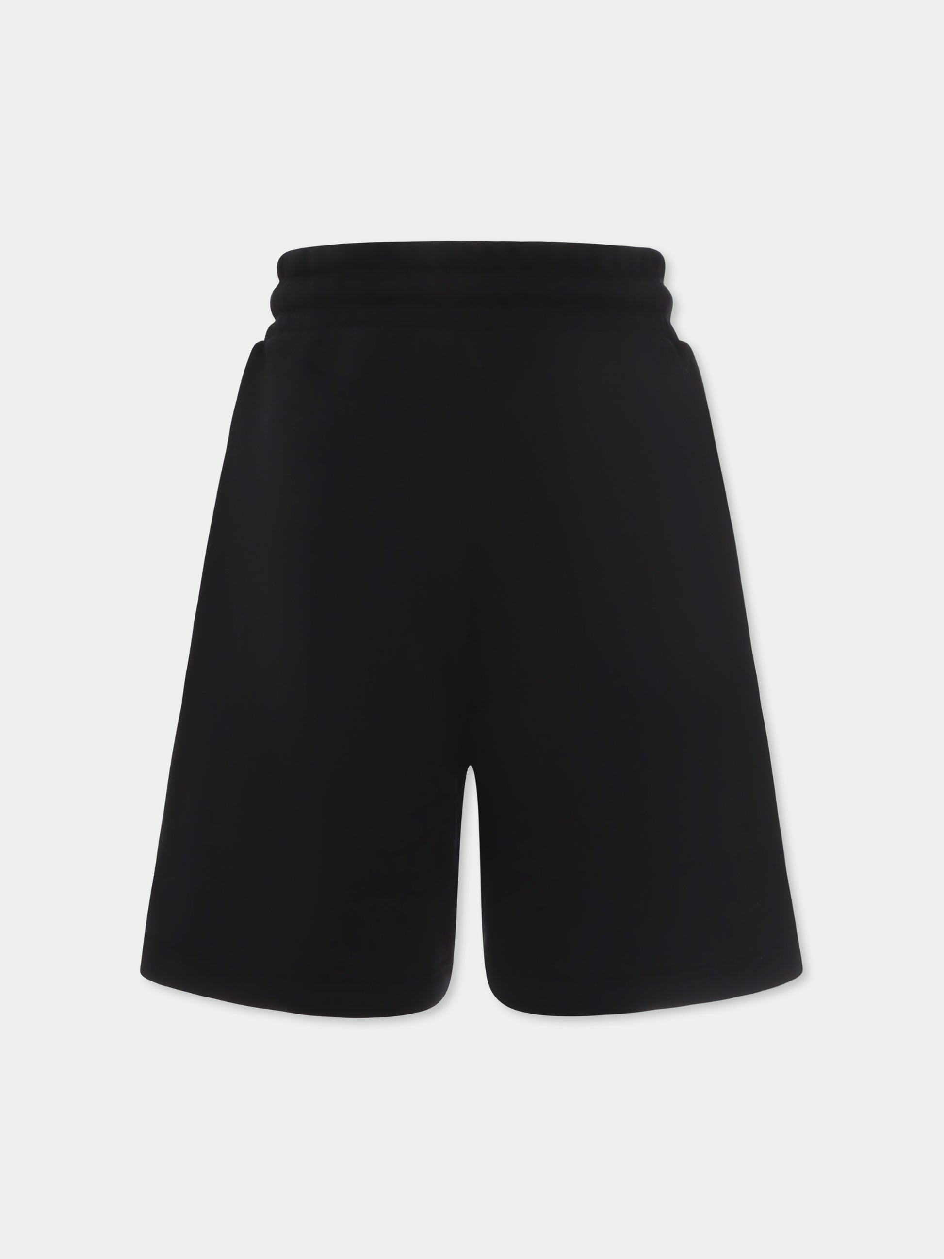 Shorts neri per bambino con logo,Boss,J50680 09B