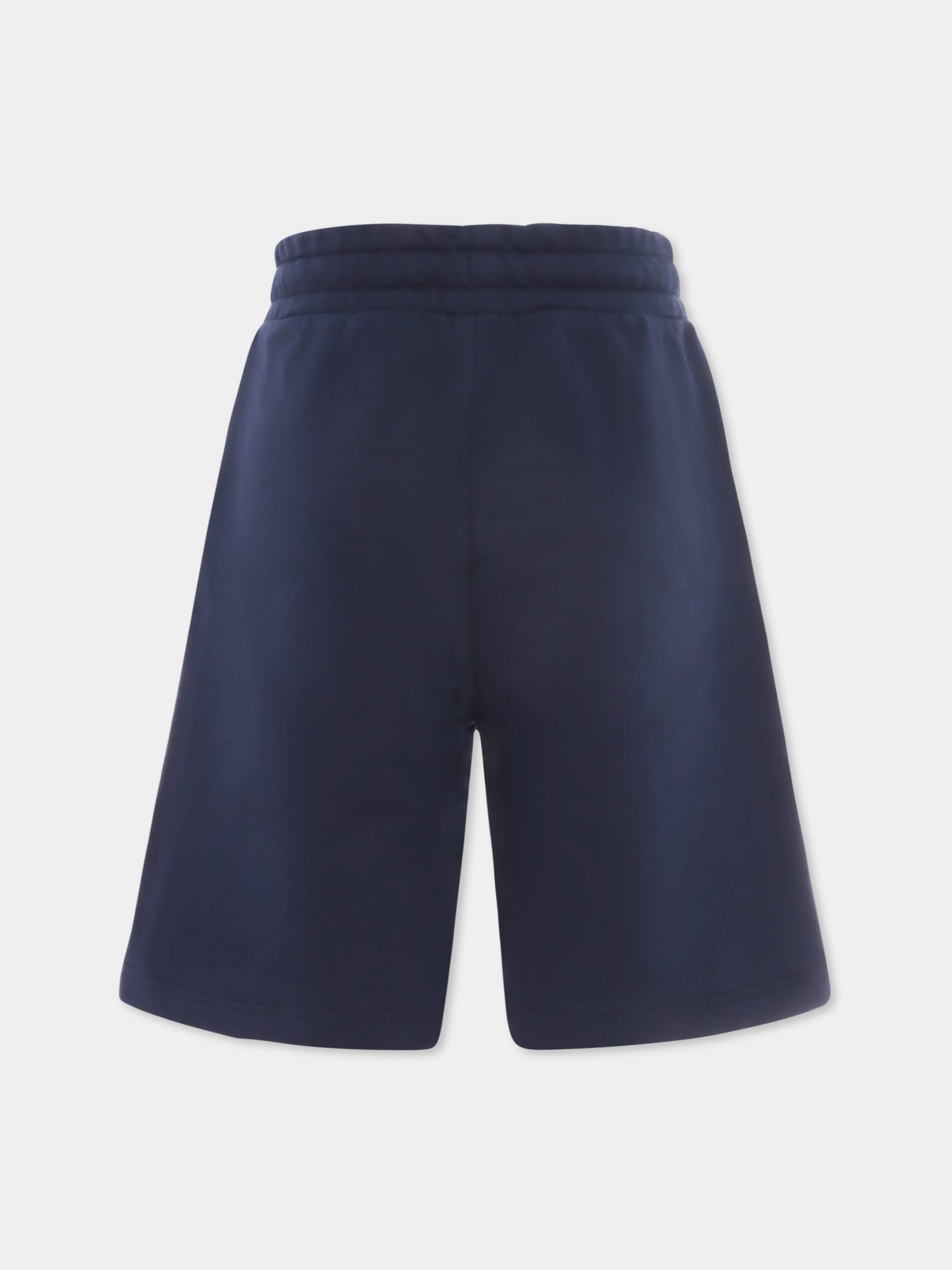 Shorts blu per bambino con logo,Boss,J50680 849