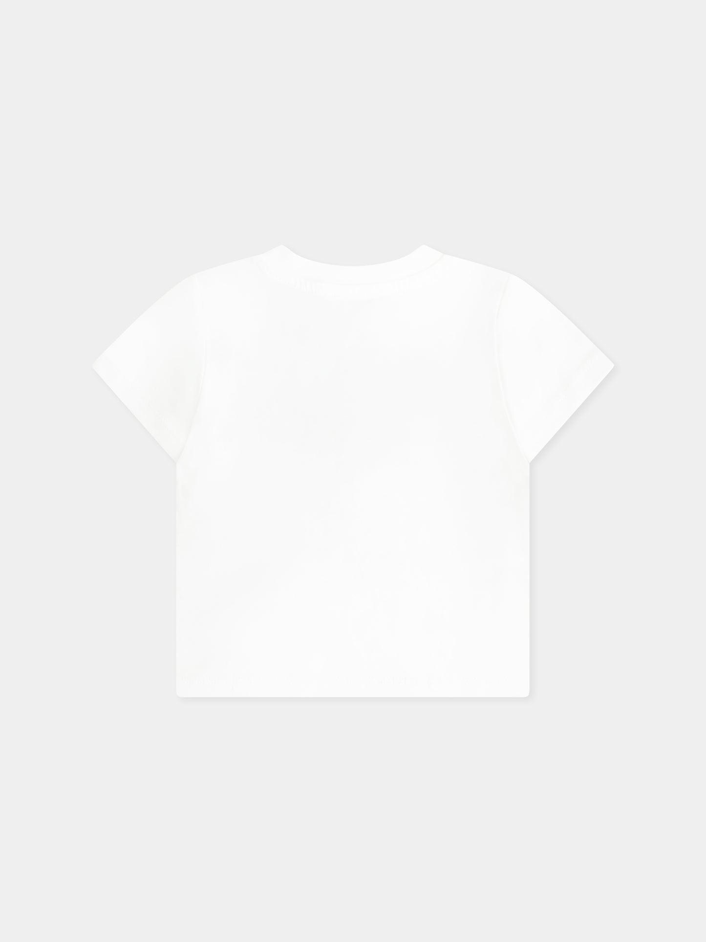 T-shirt avorio per neonato con logo,Kenzo Kids,K60161 12P