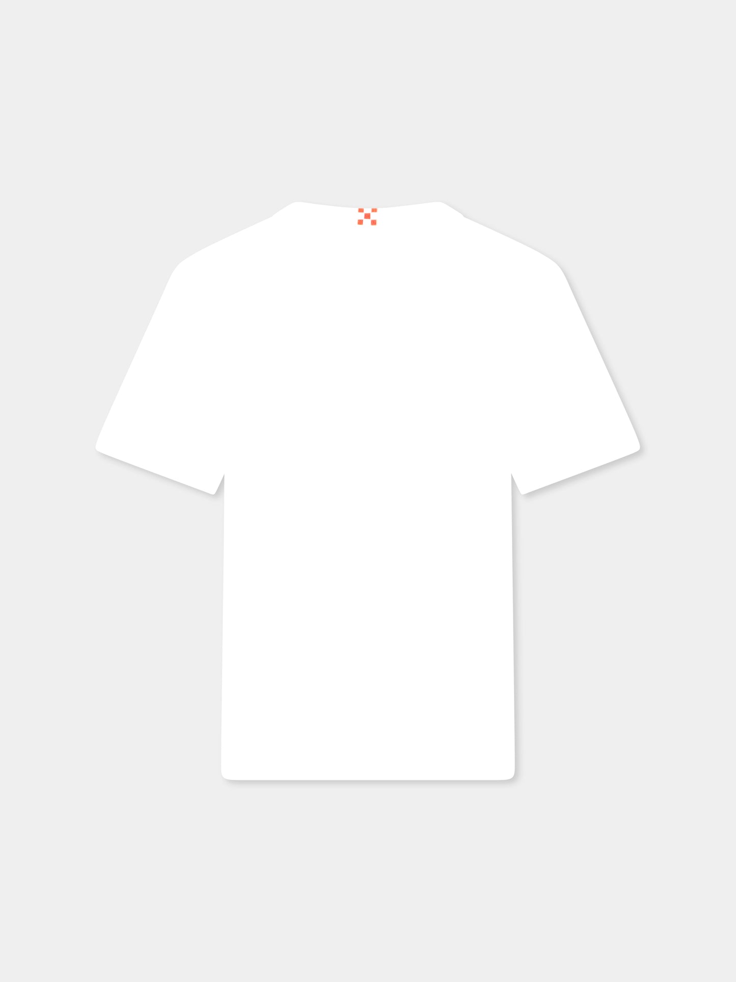 White t-shirt for boy with logo