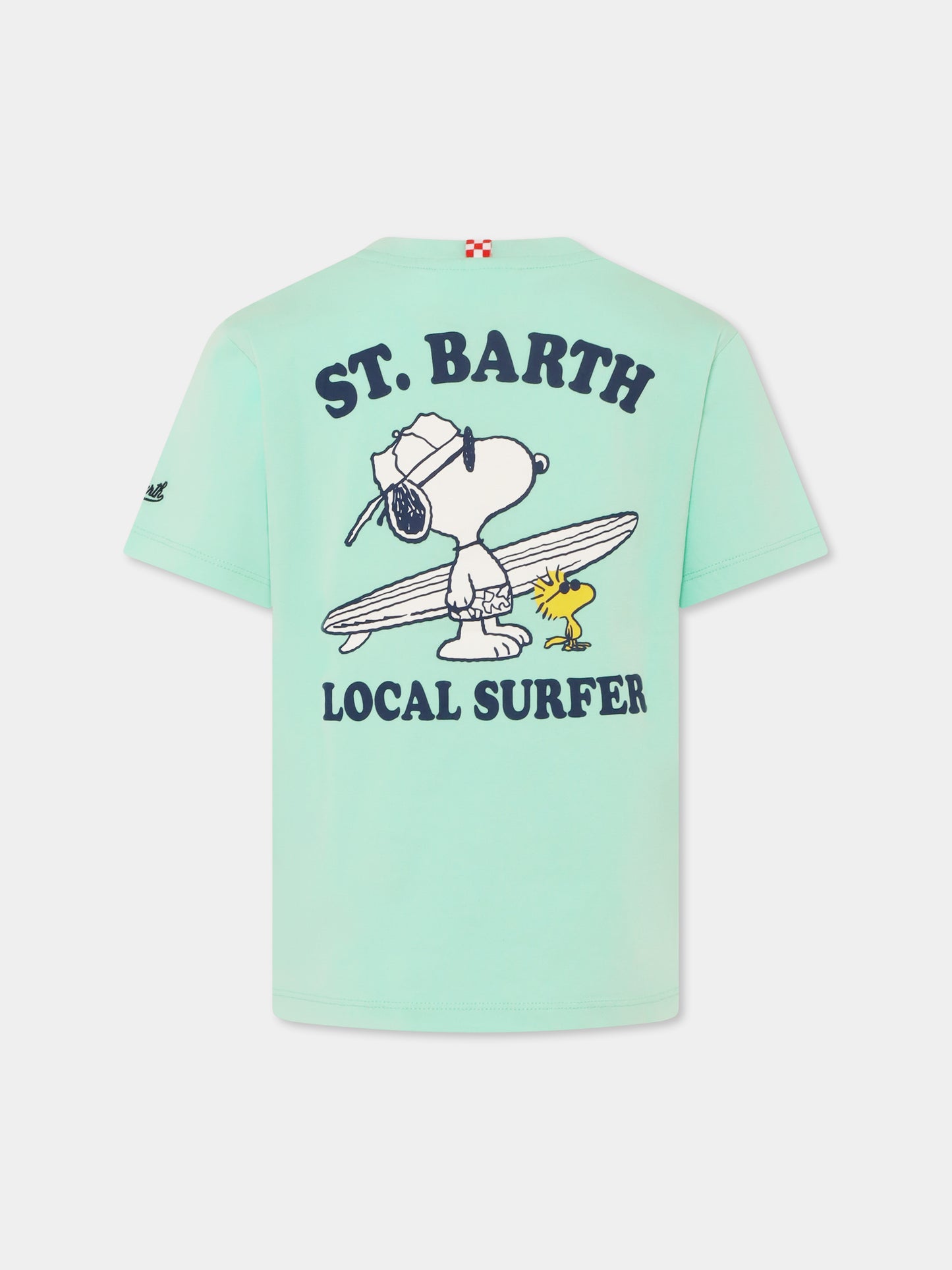 Green t-shirt for by with Snoopy