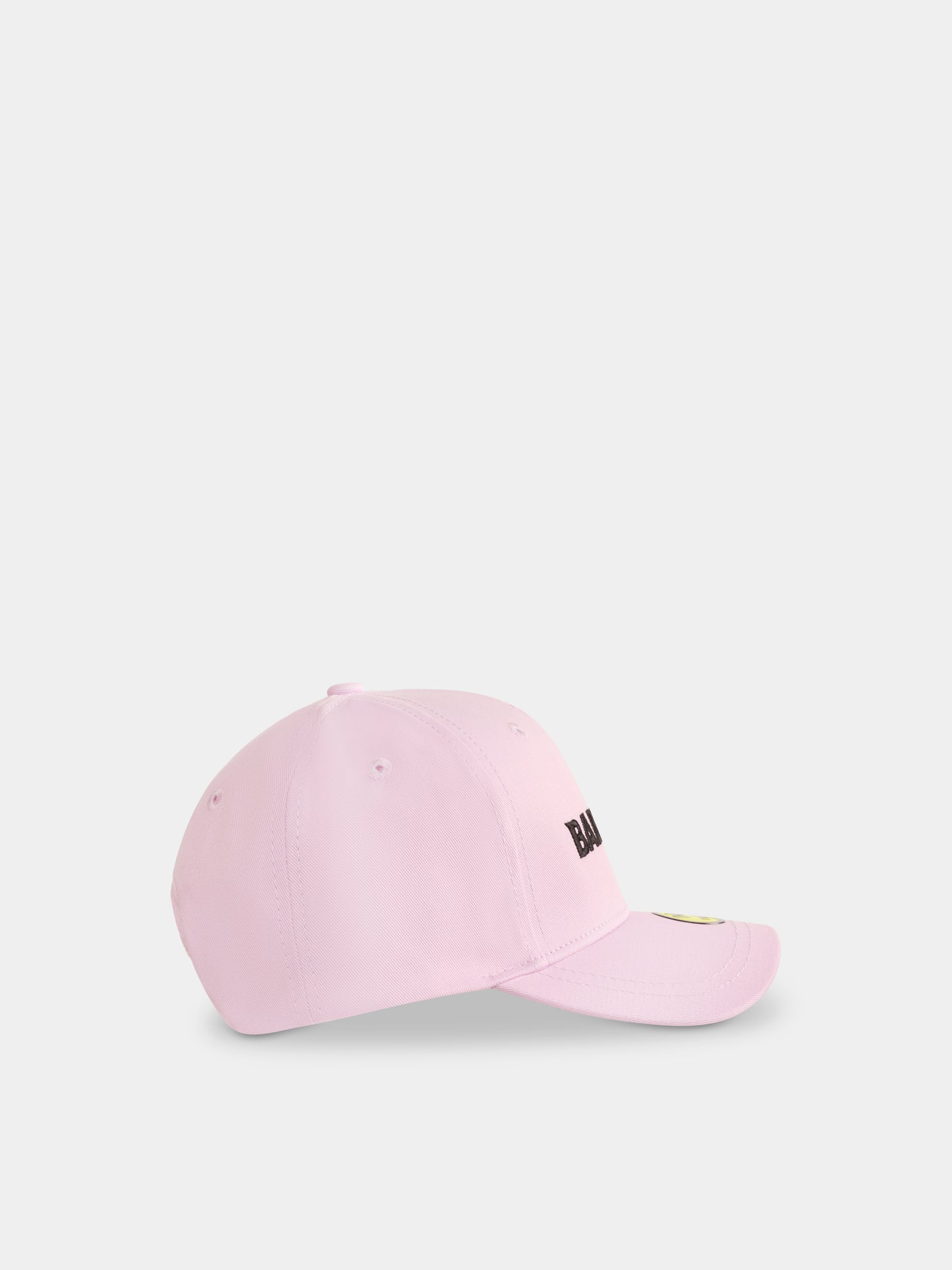 Pink hat for girl with logo