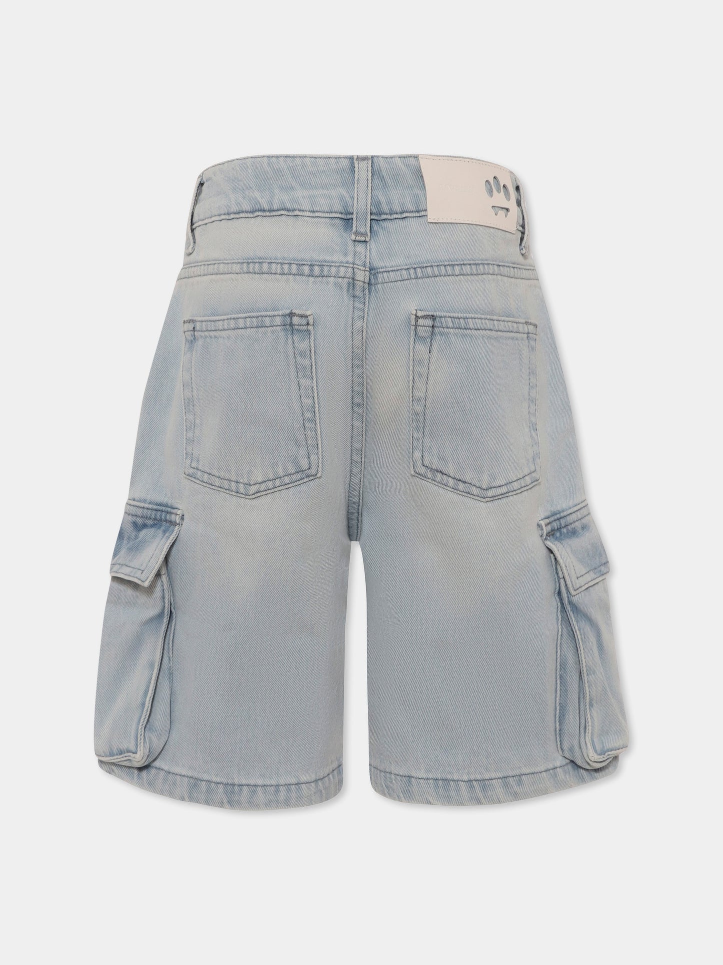 Shorts denim per bambini con logo,Barrow,S5BKJUBE005 172