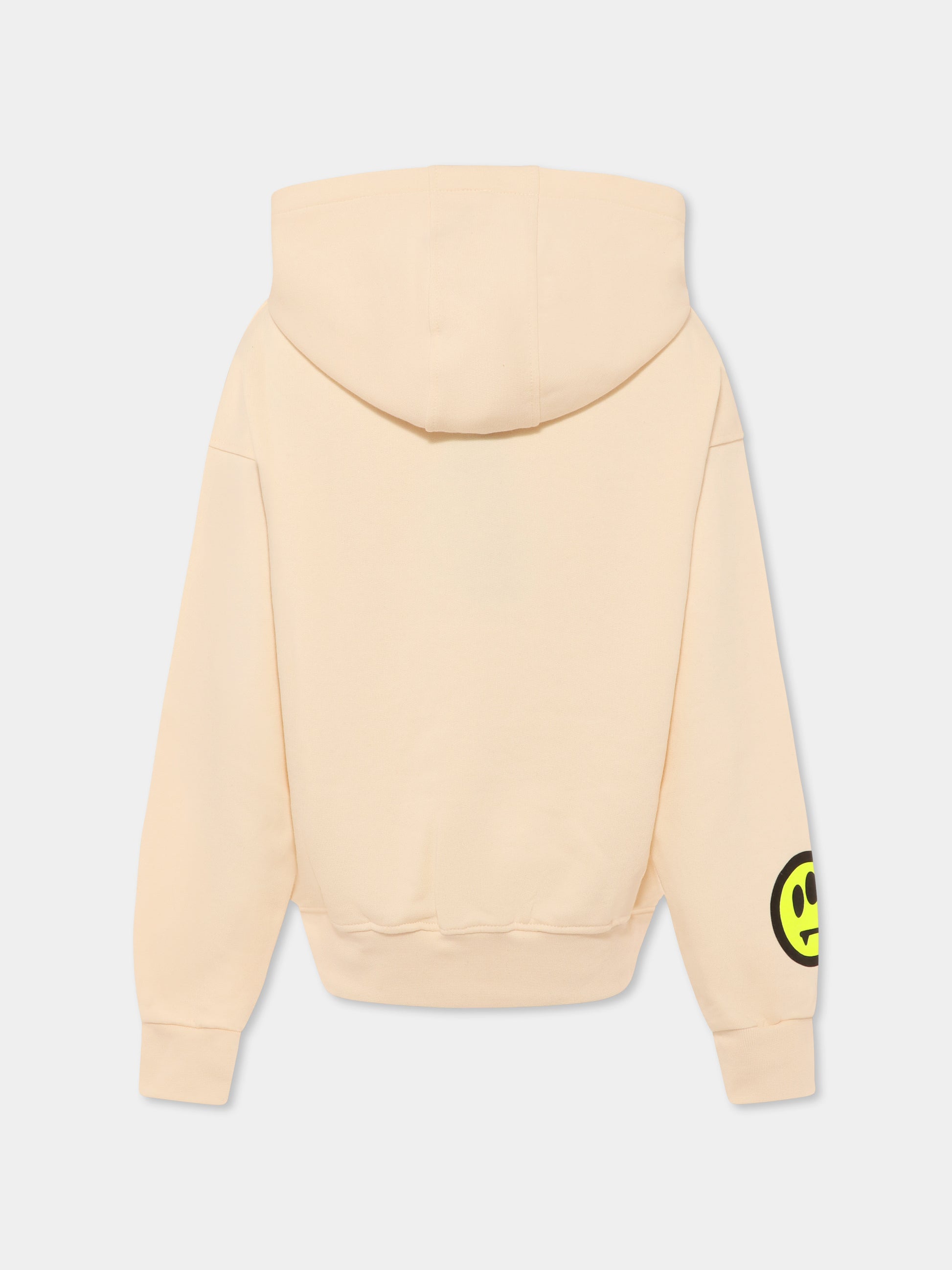 Felpa avorio per bambini con logo,Barrow,S5BKJUHS037 013