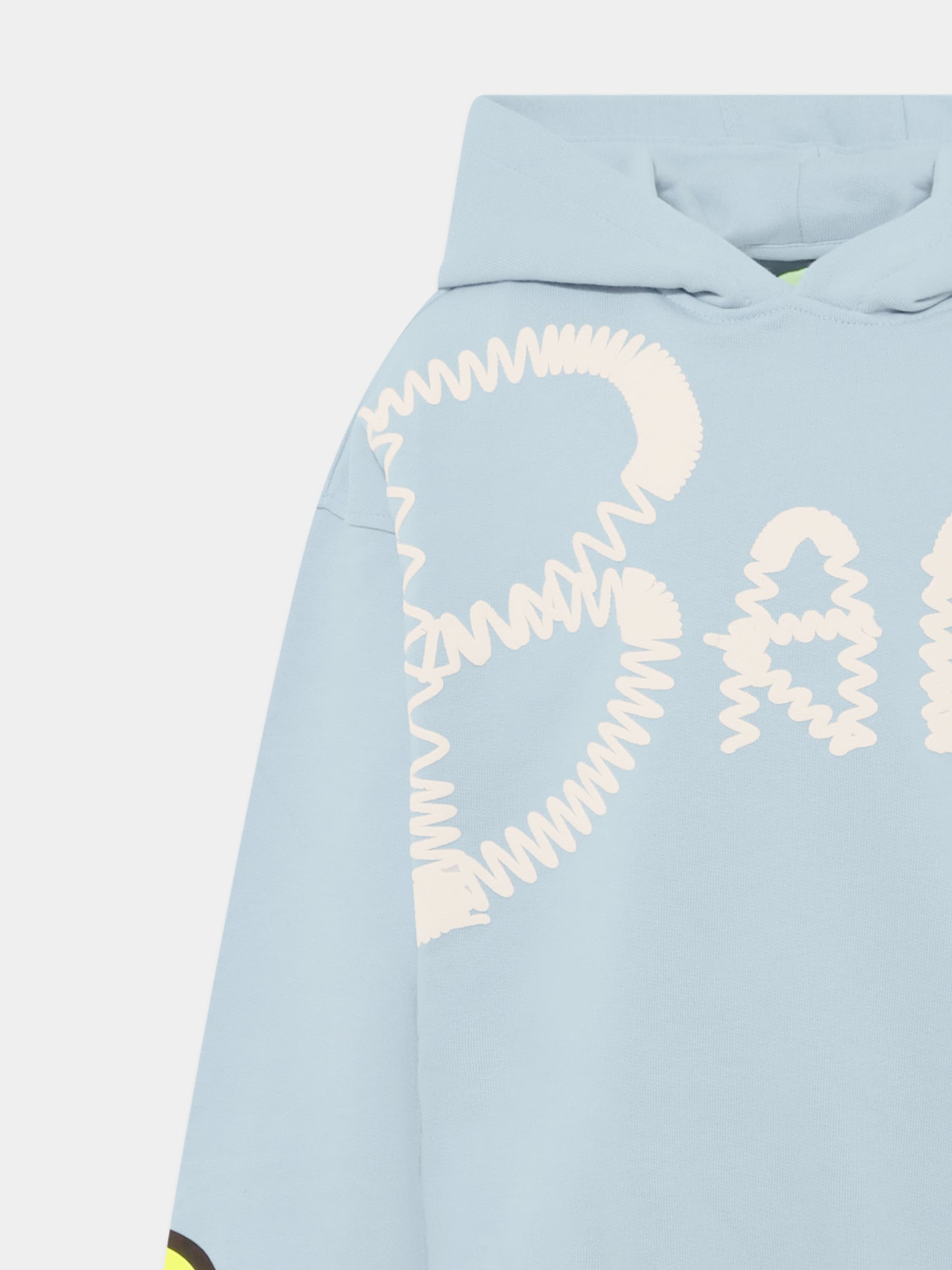 Light blue sweatshirt for kids with logo